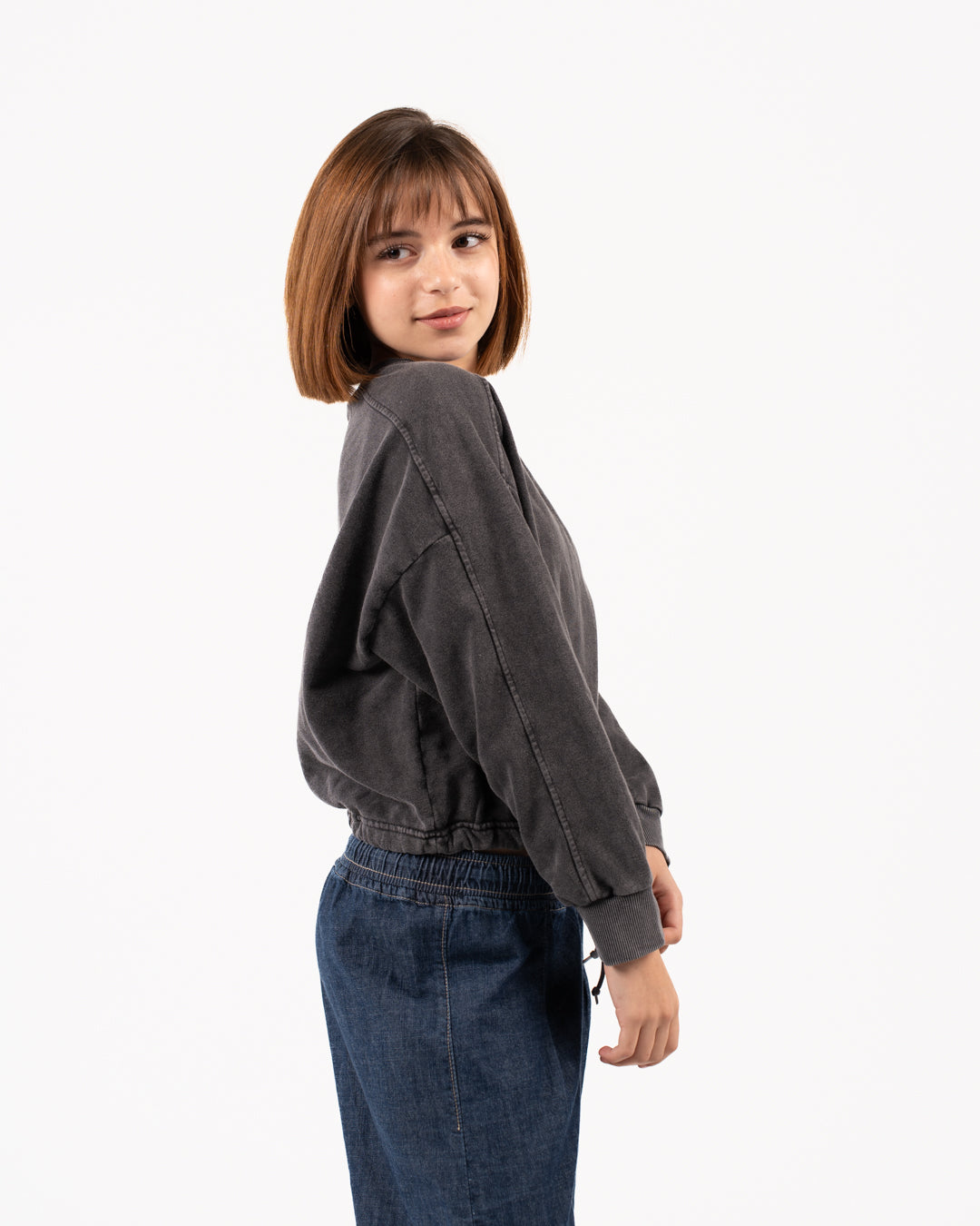 Girls Plain SweatShirt
