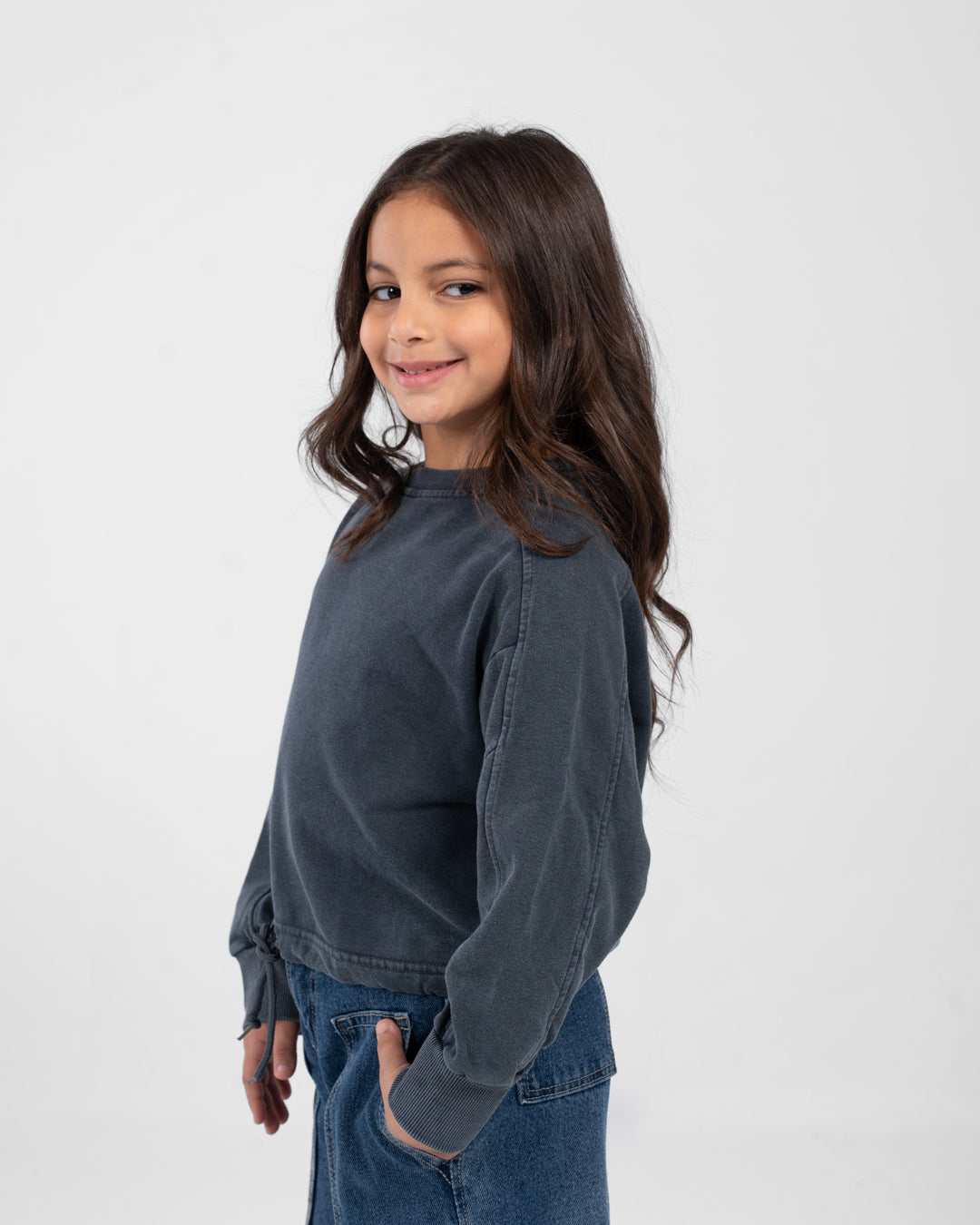 Girl Plain SweatShirt