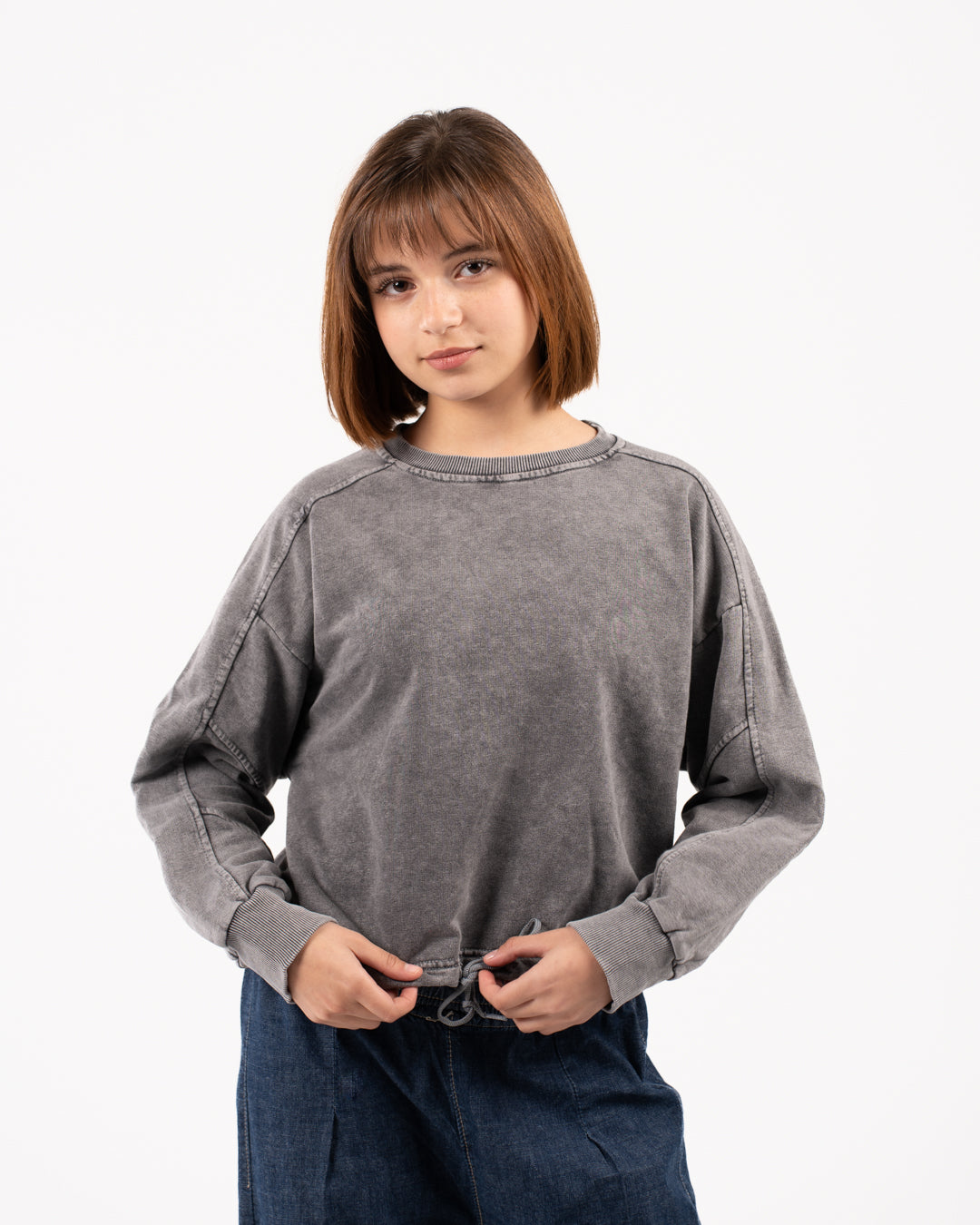 Girls Plain SweatShirt