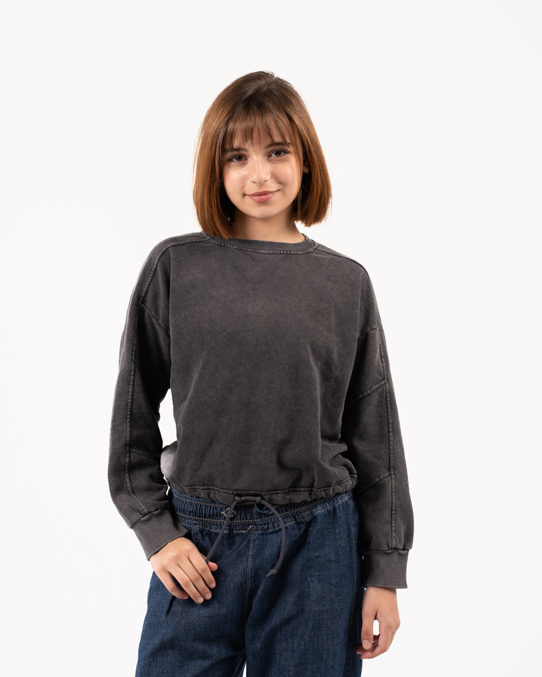 Girls Plain SweatShirt