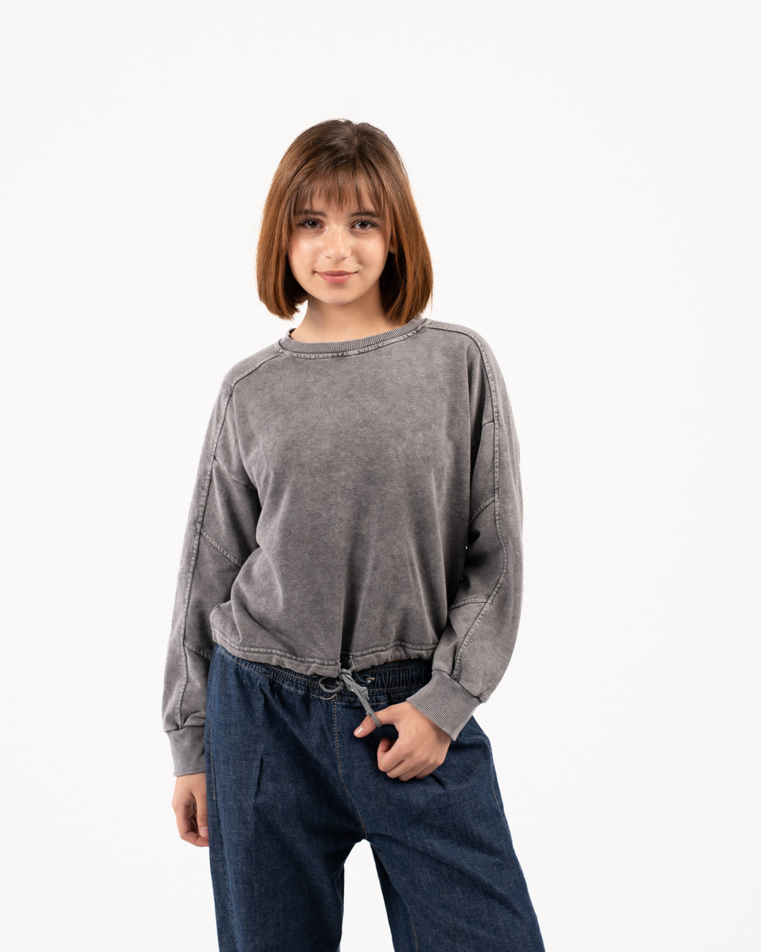 Girls Plain SweatShirt