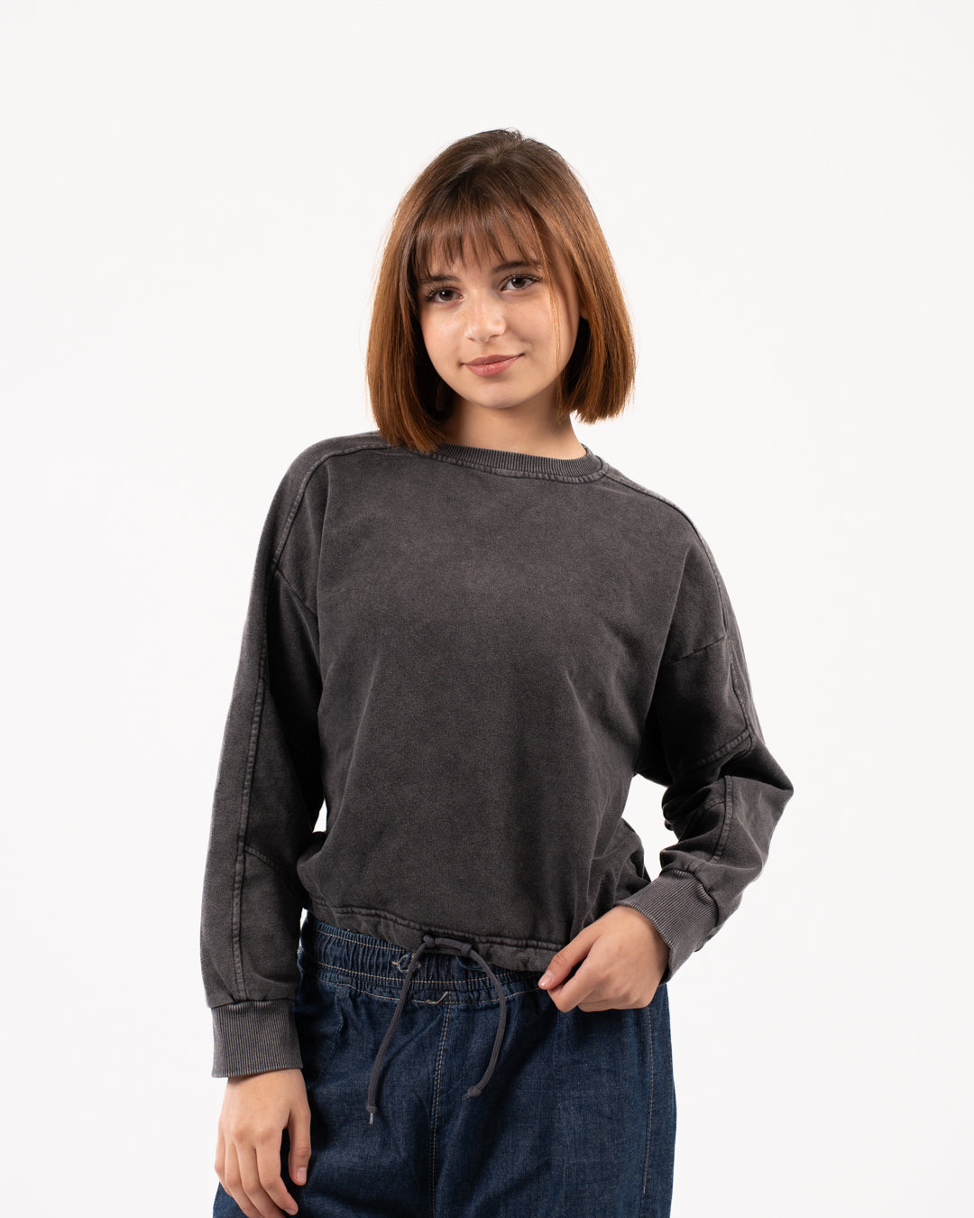 Girls Plain SweatShirt