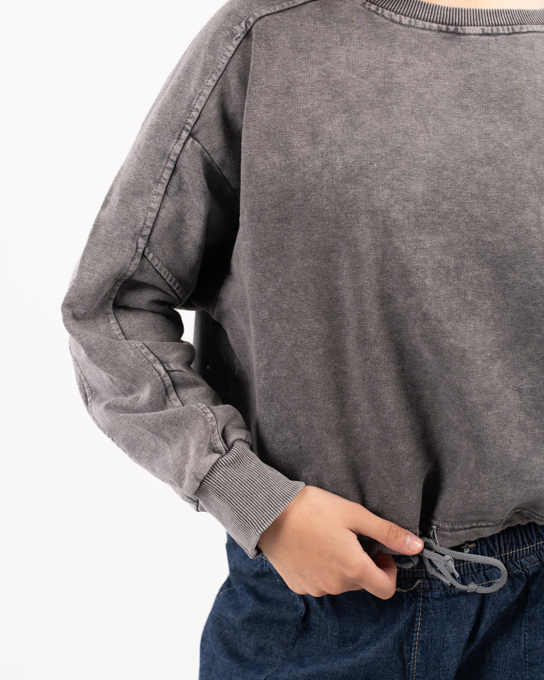 Girls Plain SweatShirt