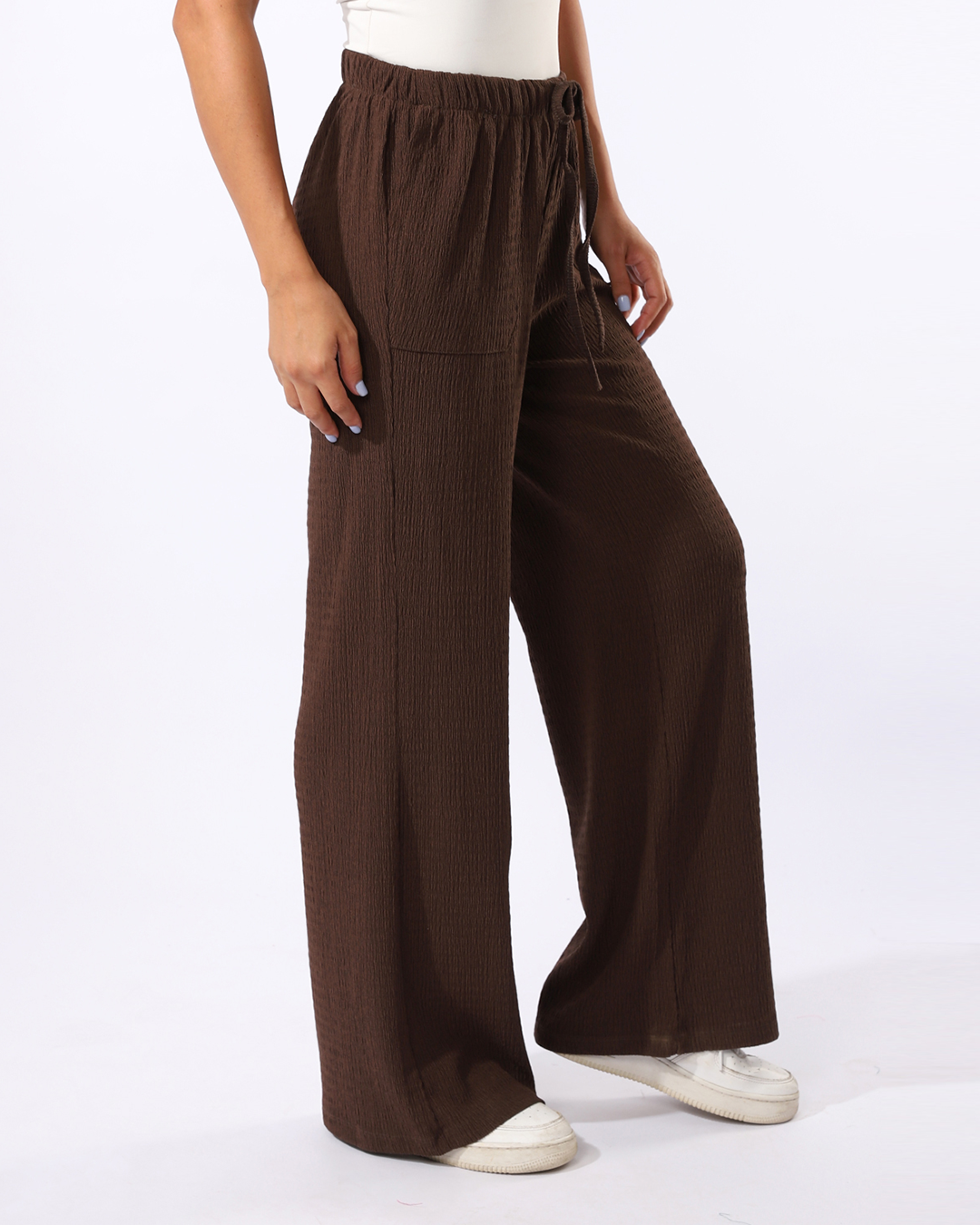 Plain Women Pants with Pockets 2216