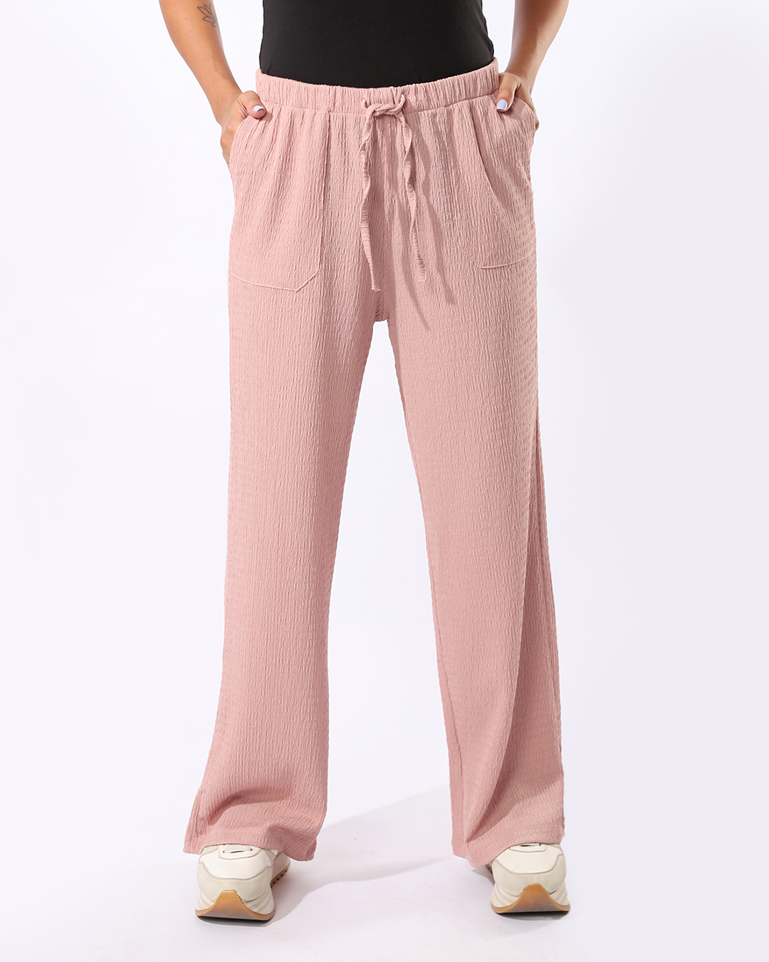 Plain Women Pants with Pockets 2216