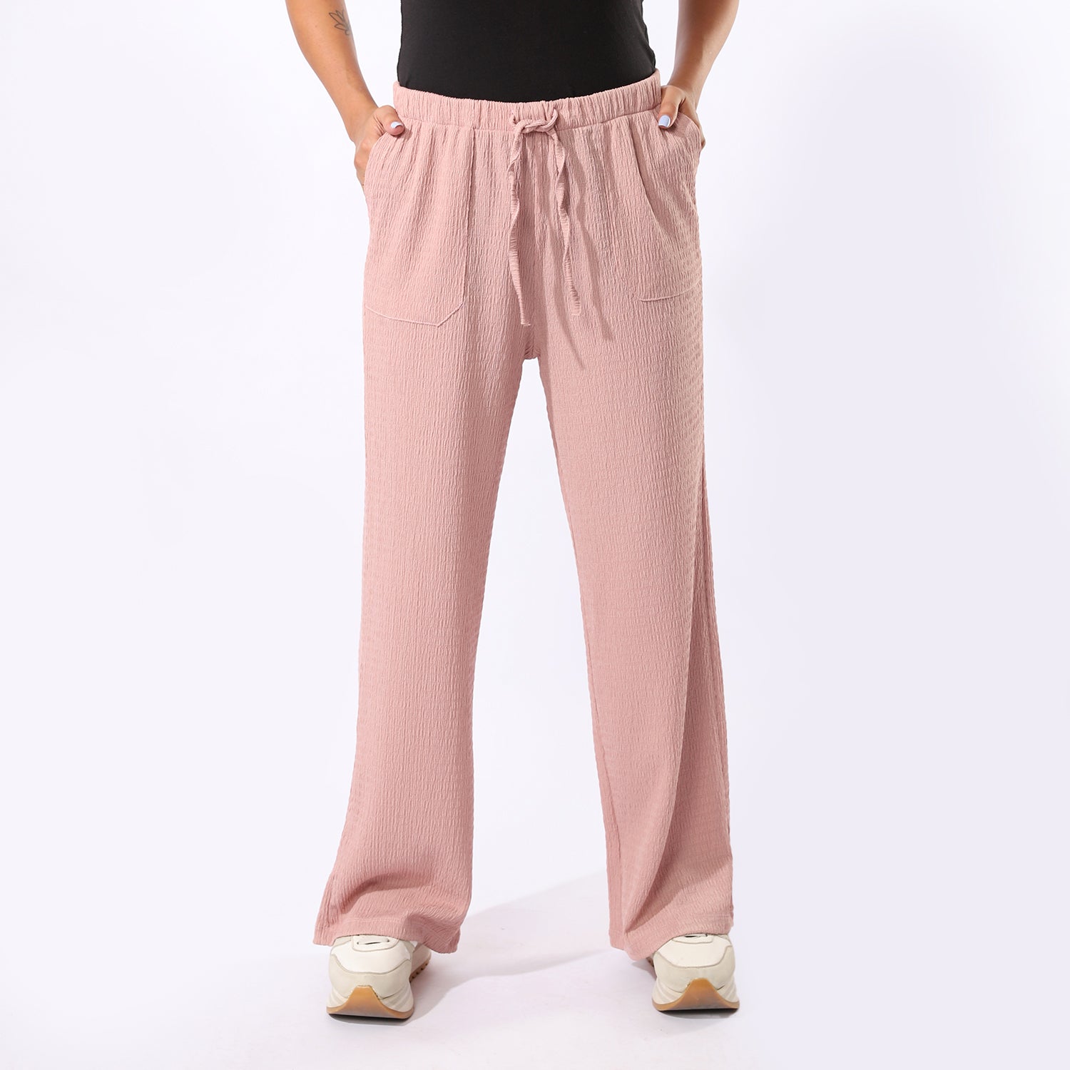 Plain Women Pants with Pockets 2216