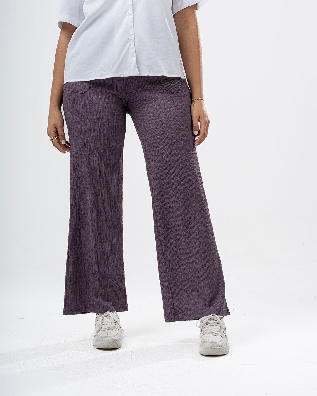 Plain Women Pants with Pockets 2216