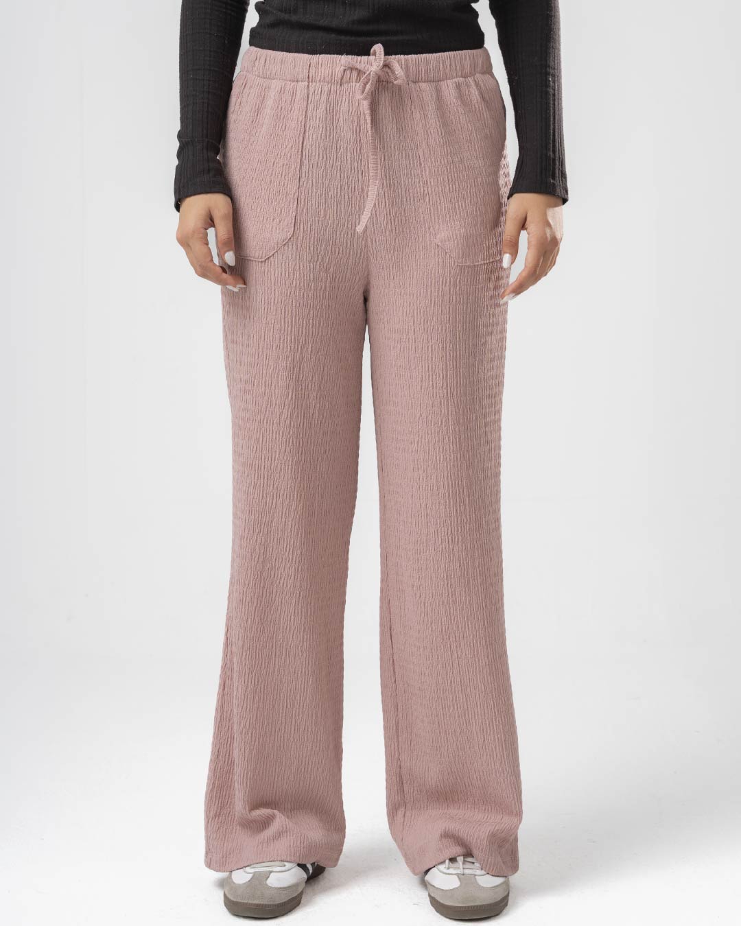 Plain Women Pants with Pockets 2216