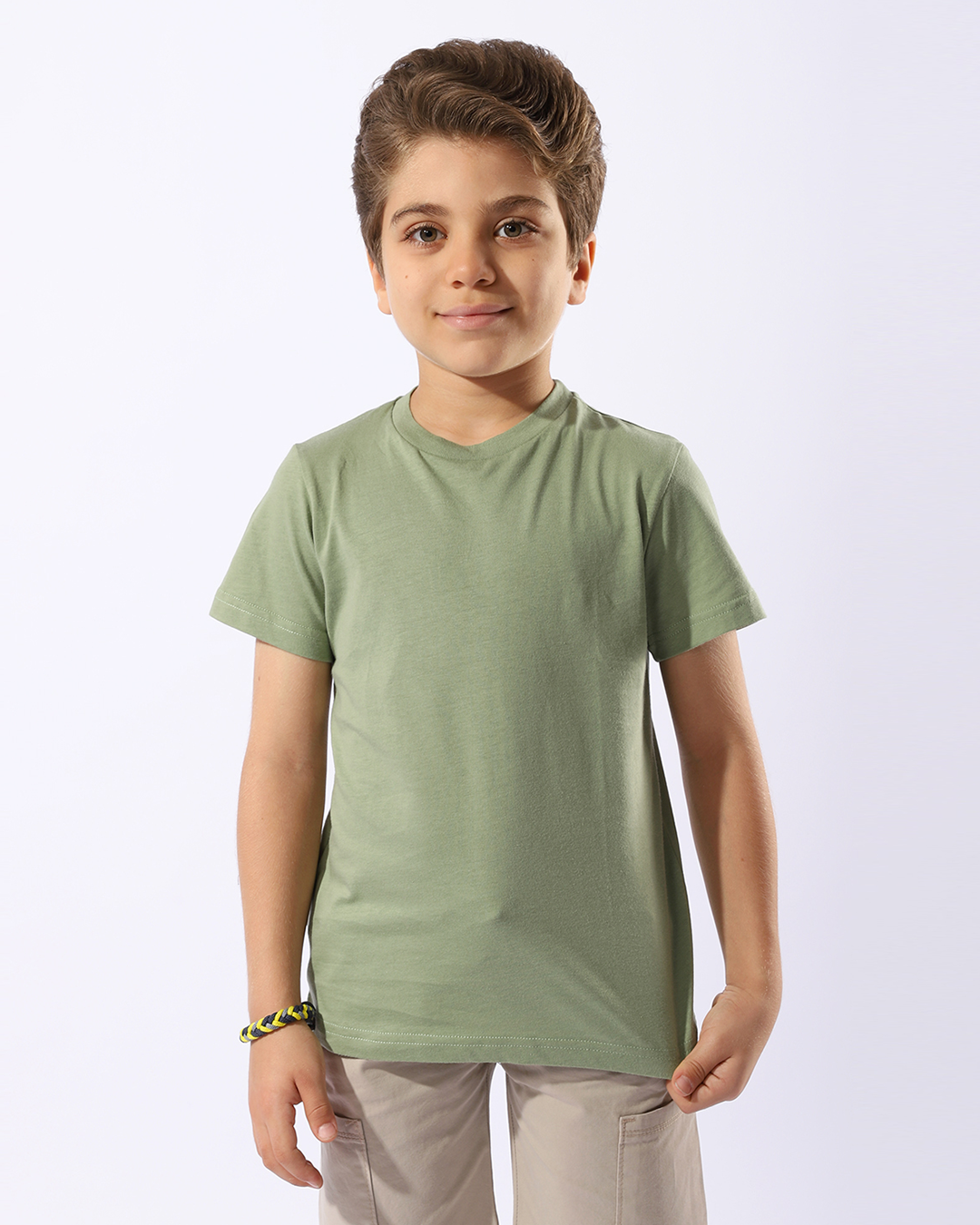 Boys Round Neck T-Shirt Half-Sleeves