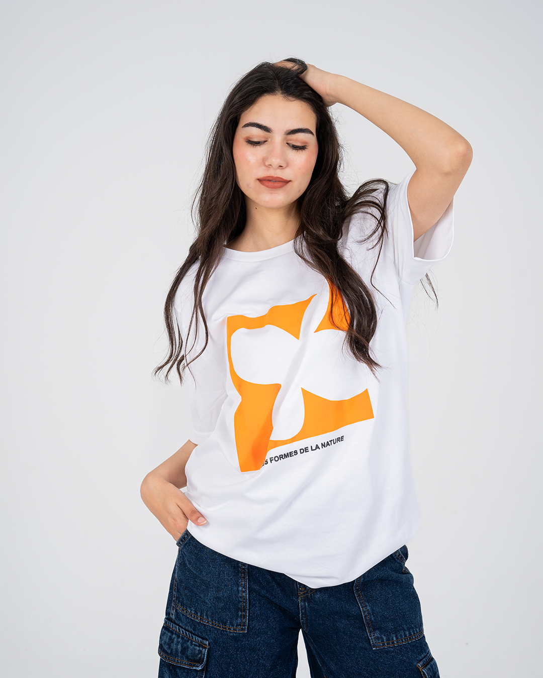 تي شيرت نسائي كبير الحجم