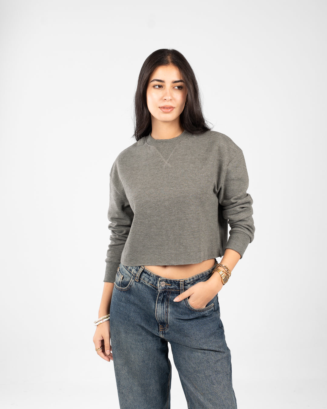 سويت شيرت نسائي كبير الحجم