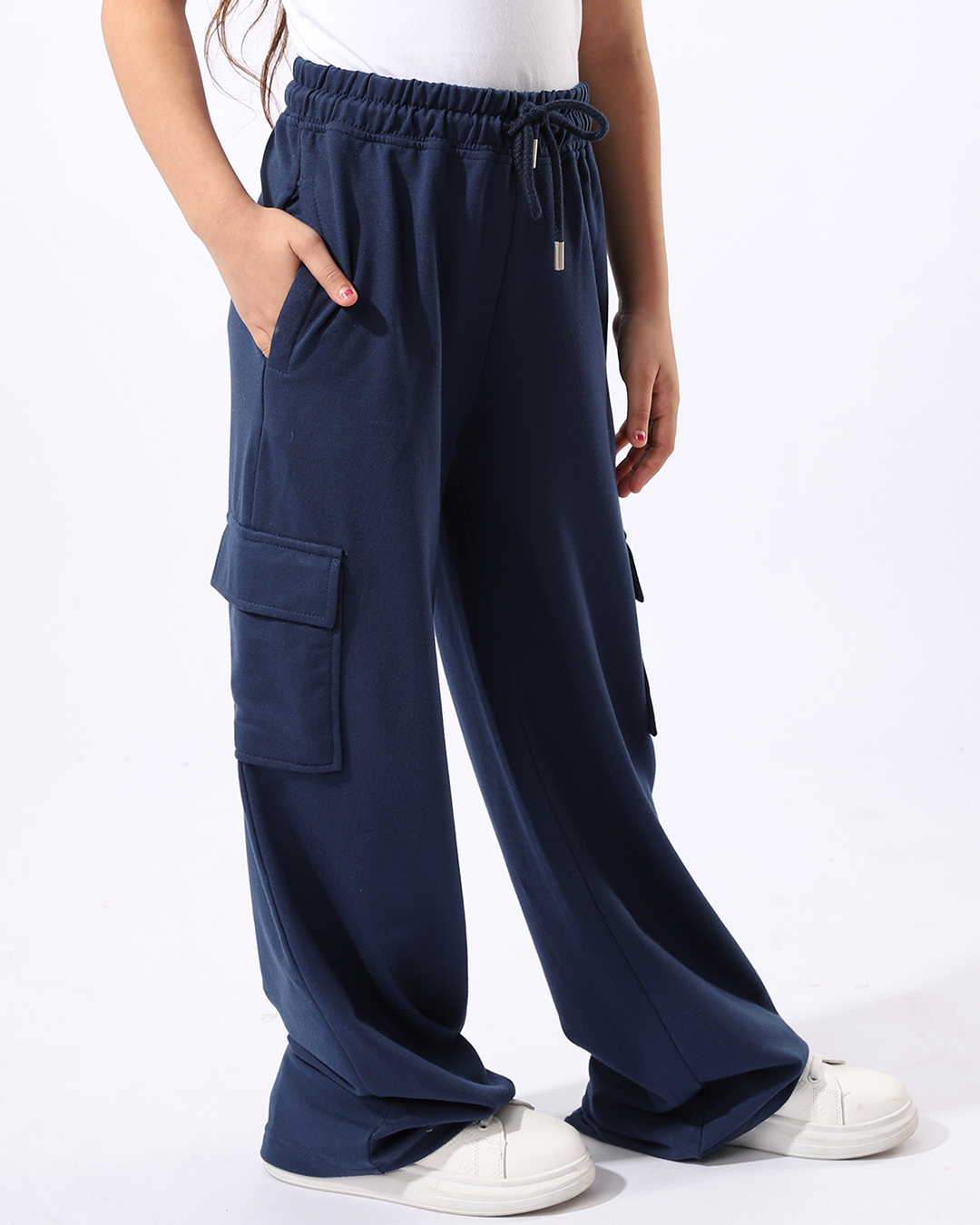 بنطلون واسع الساق للبنات