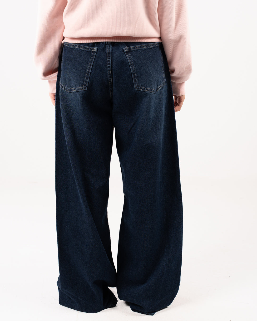 بنطلون جينز نسائي واسع