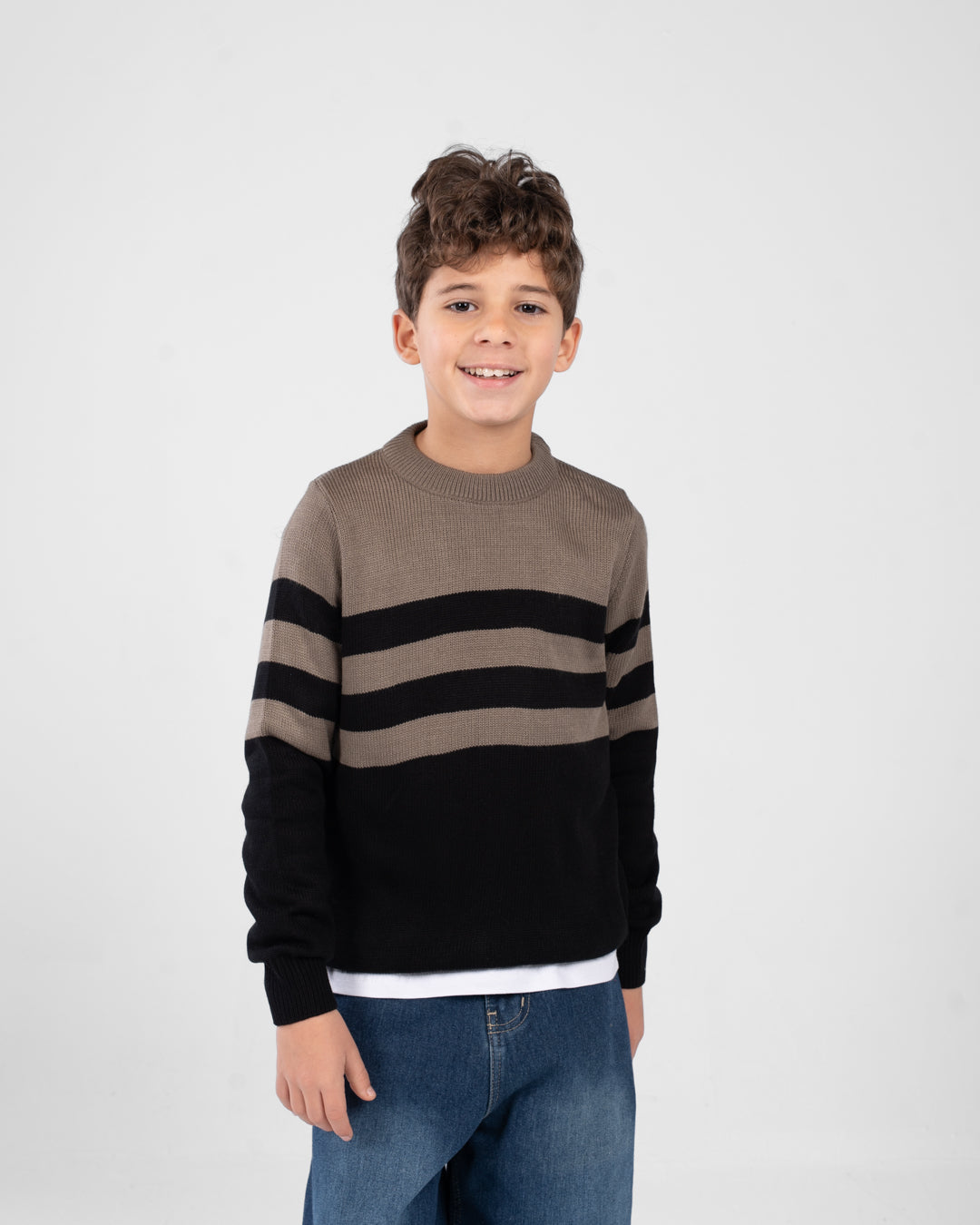 Boys Striped Pullover