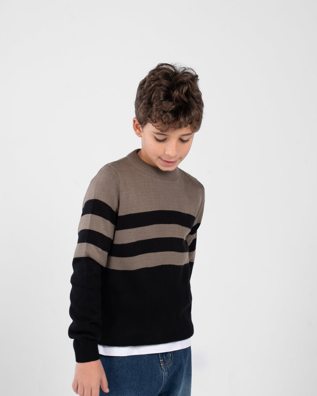 Boys Striped Pullover