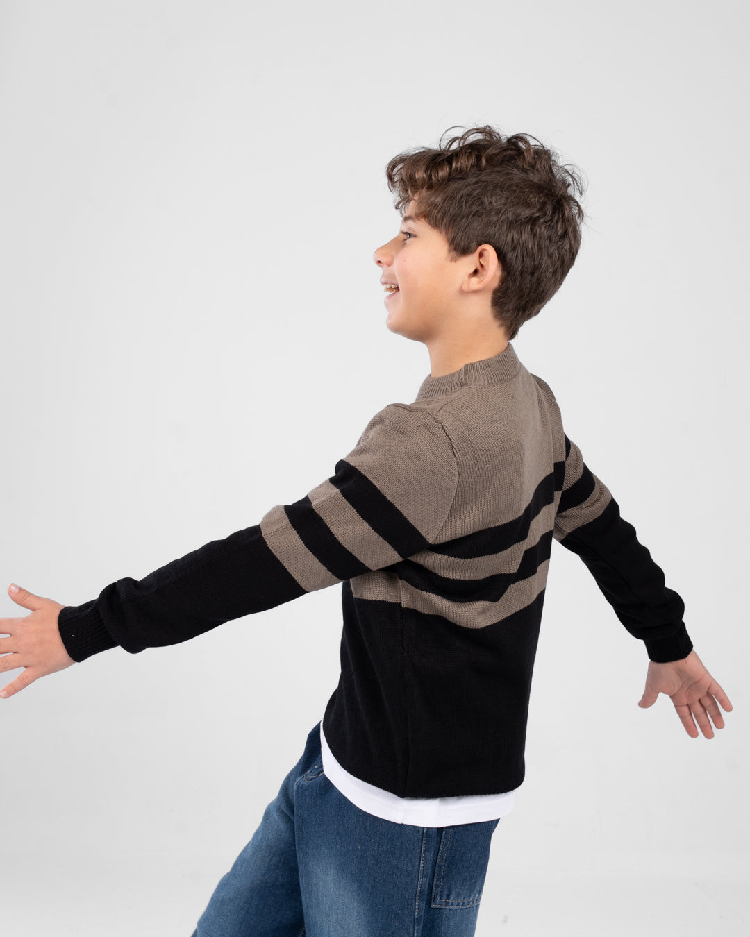 Boys Striped Pullover