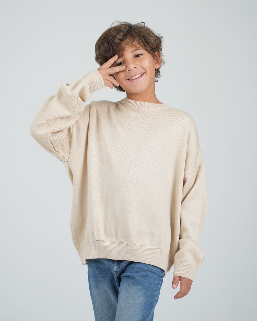 Round Neck Basic Pullover