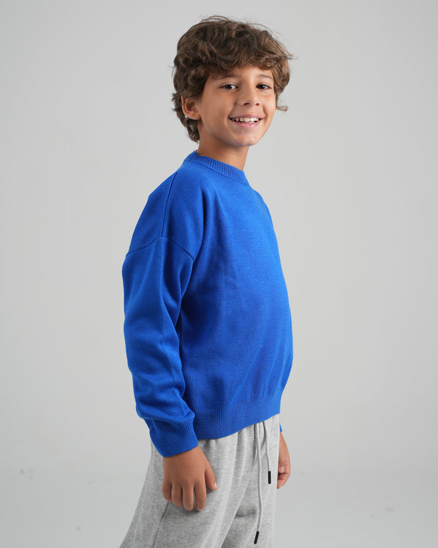 Round Neck Basic Pullover