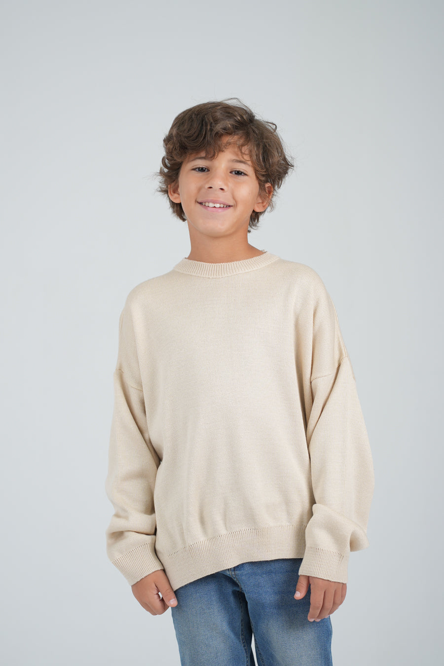 Round Neck Basic Pullover