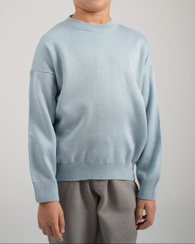 Round Neck Basic Pullover