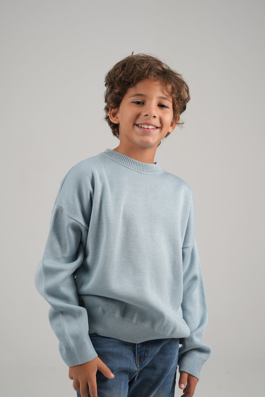 Round Neck Basic Pullover