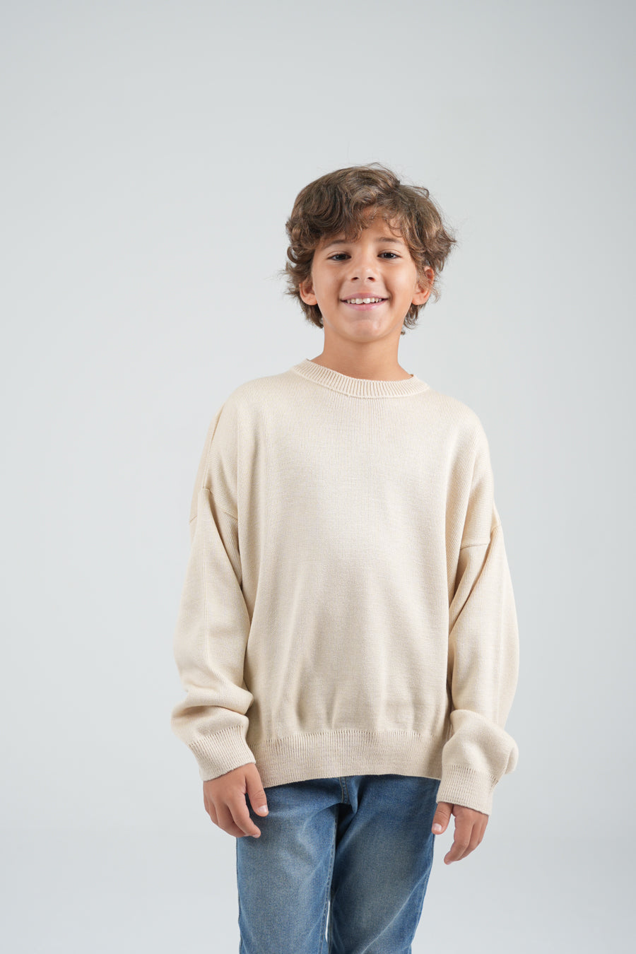 Round Neck Basic Pullover