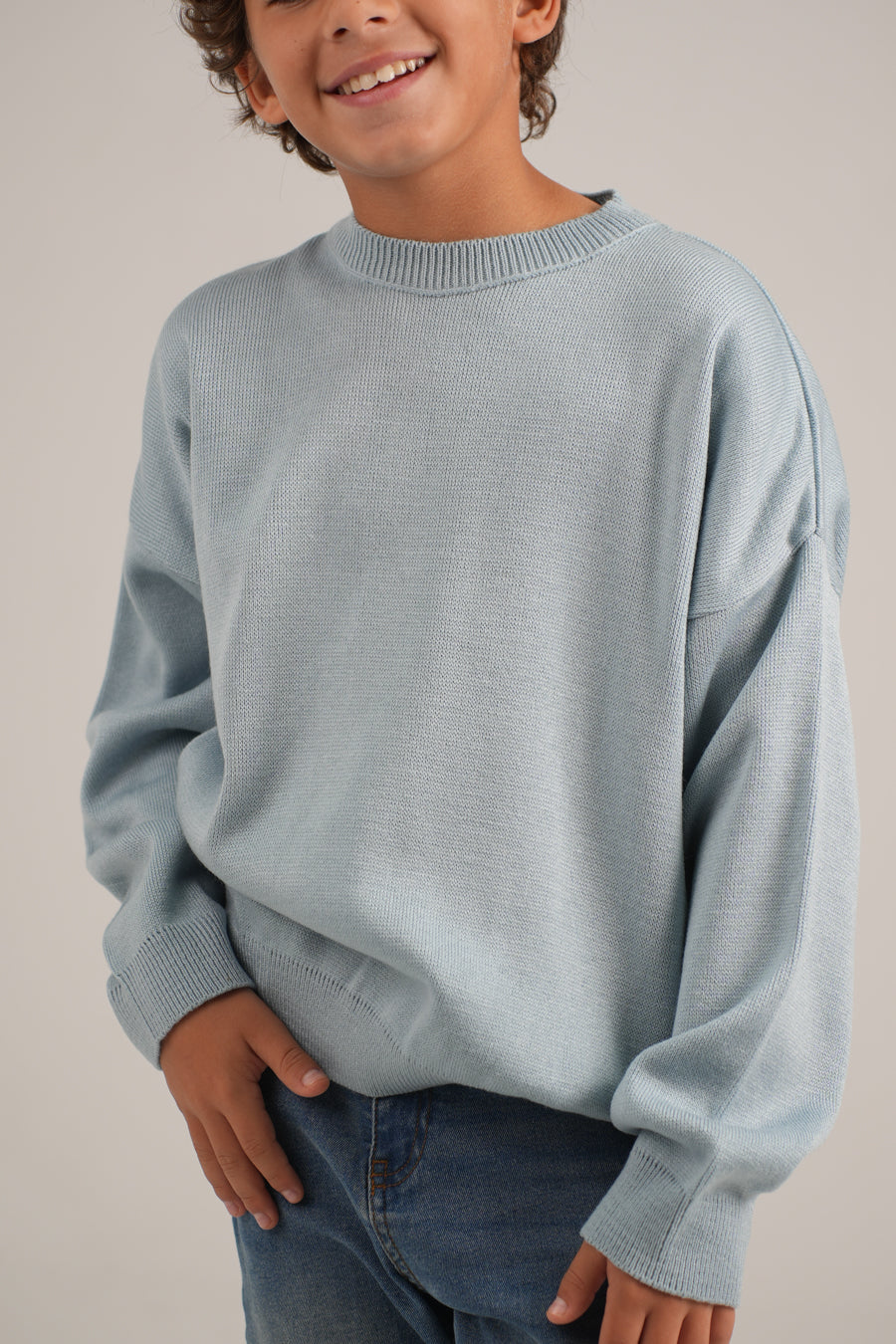 Round Neck Basic Pullover