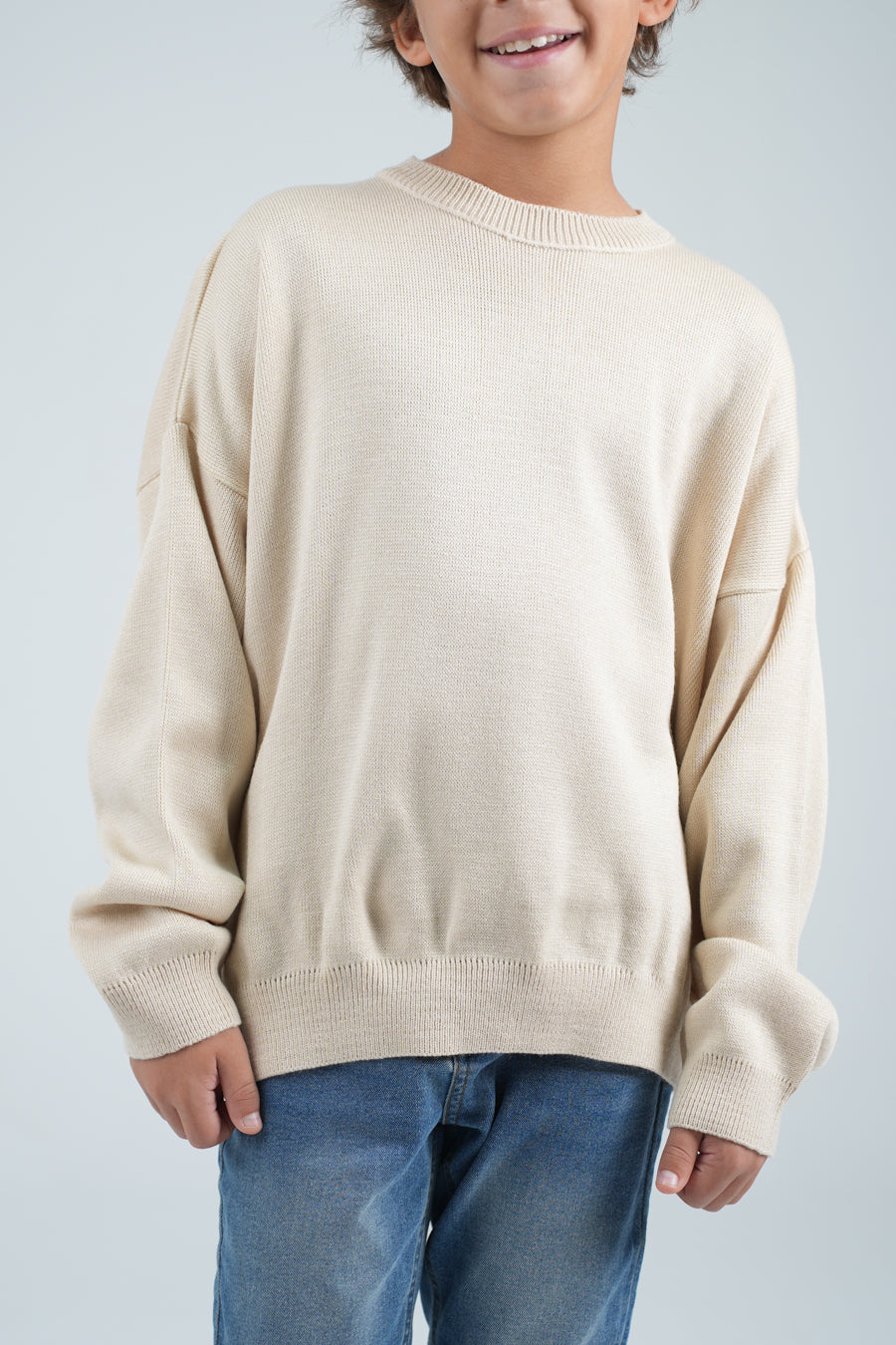 Round Neck Basic Pullover