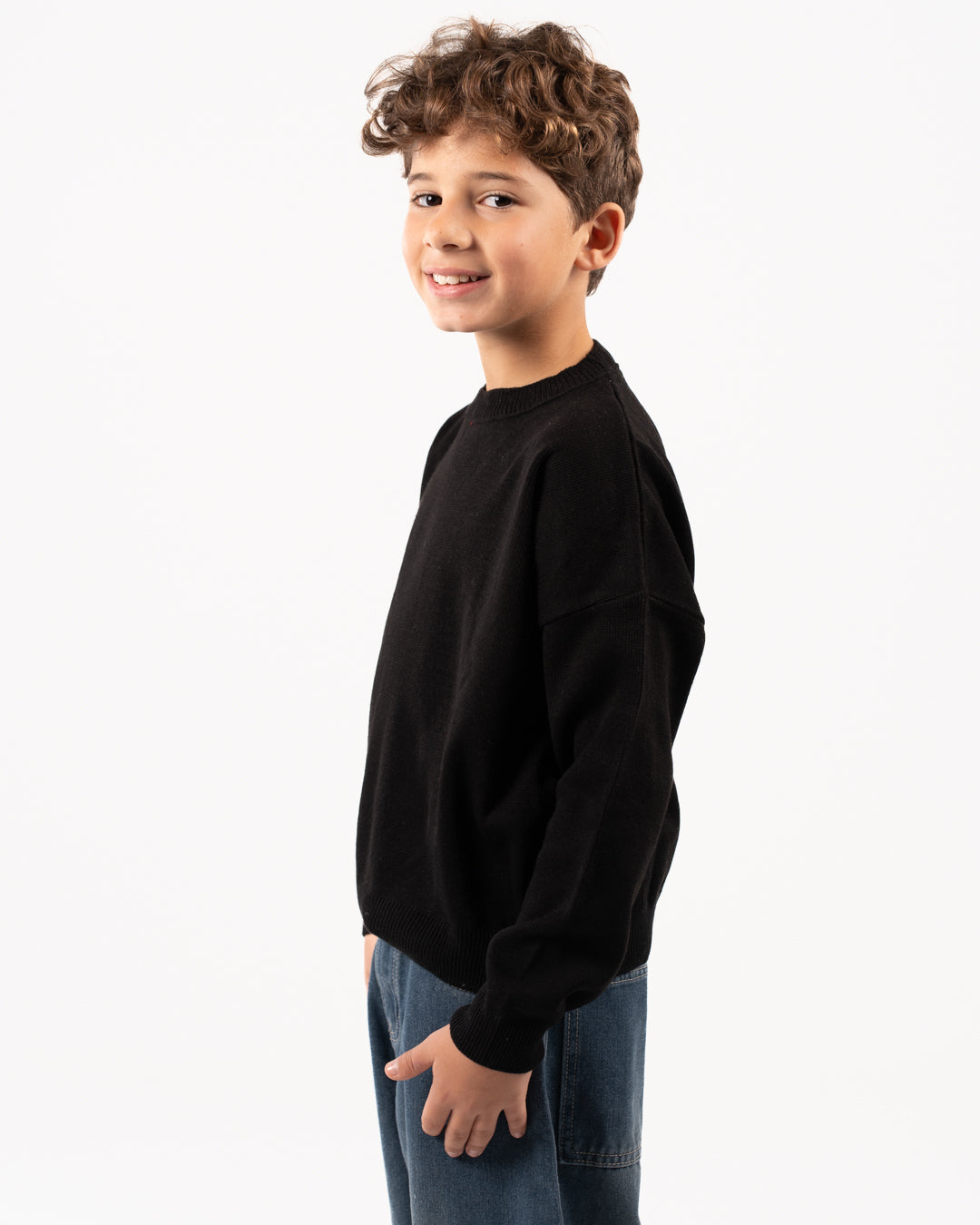 Round Neck Basic Pullover