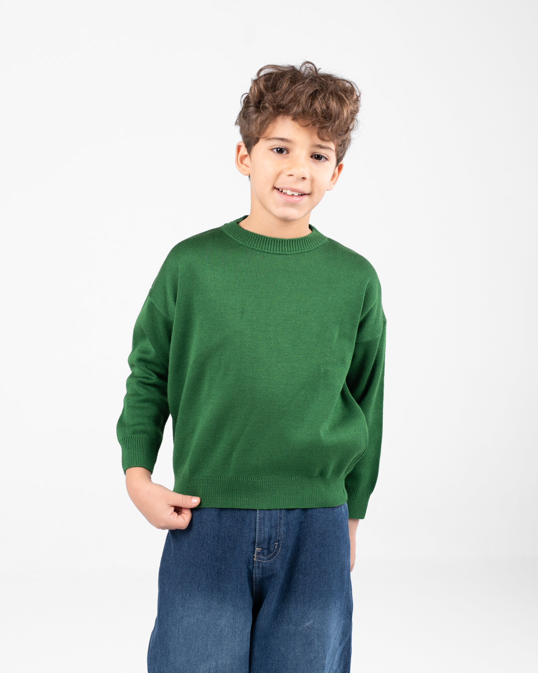 Round Neck Basic Pullover