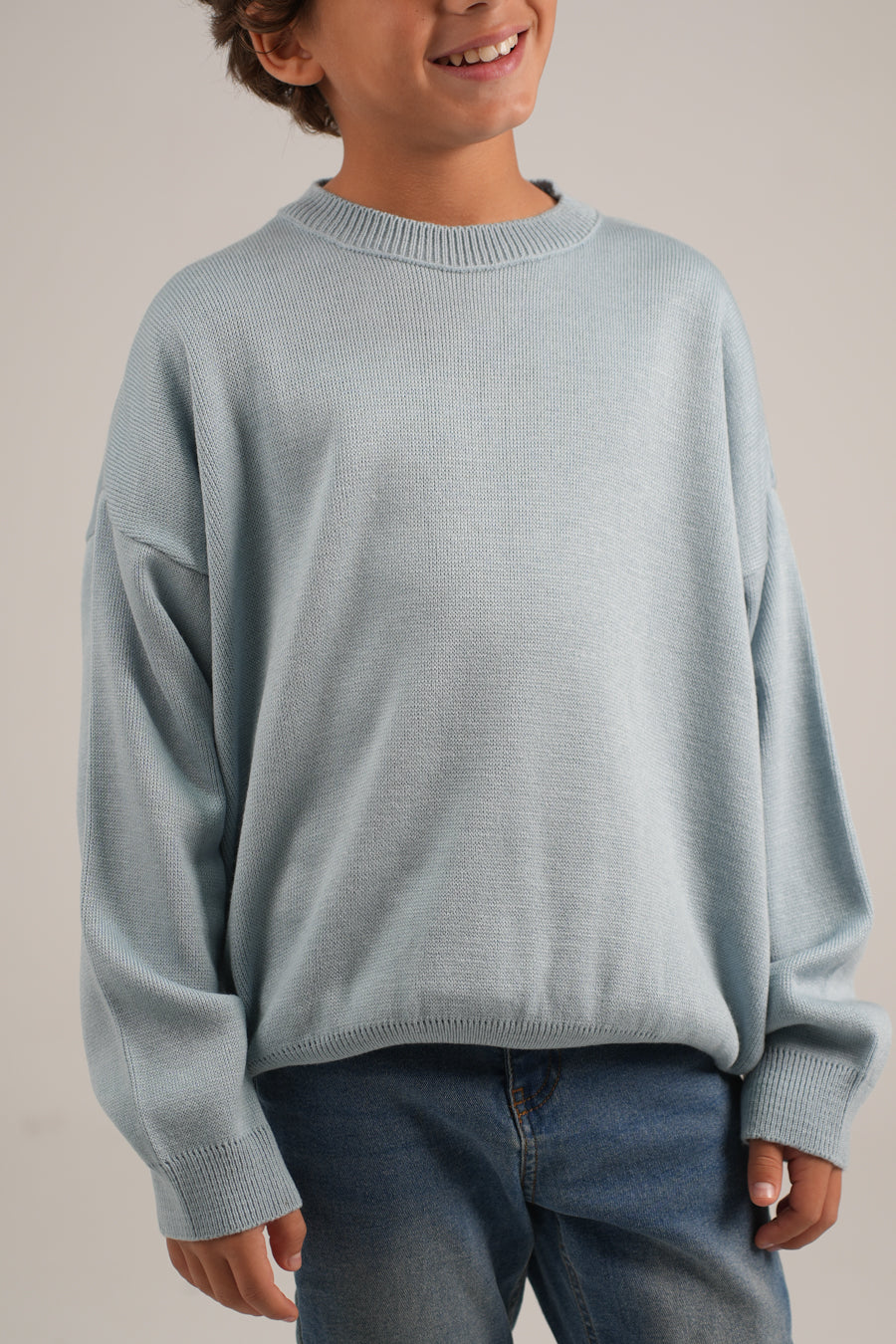 Round Neck Basic Pullover