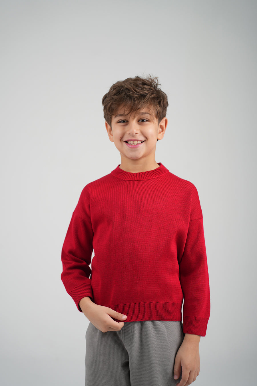 Round Neck Basic Pullover