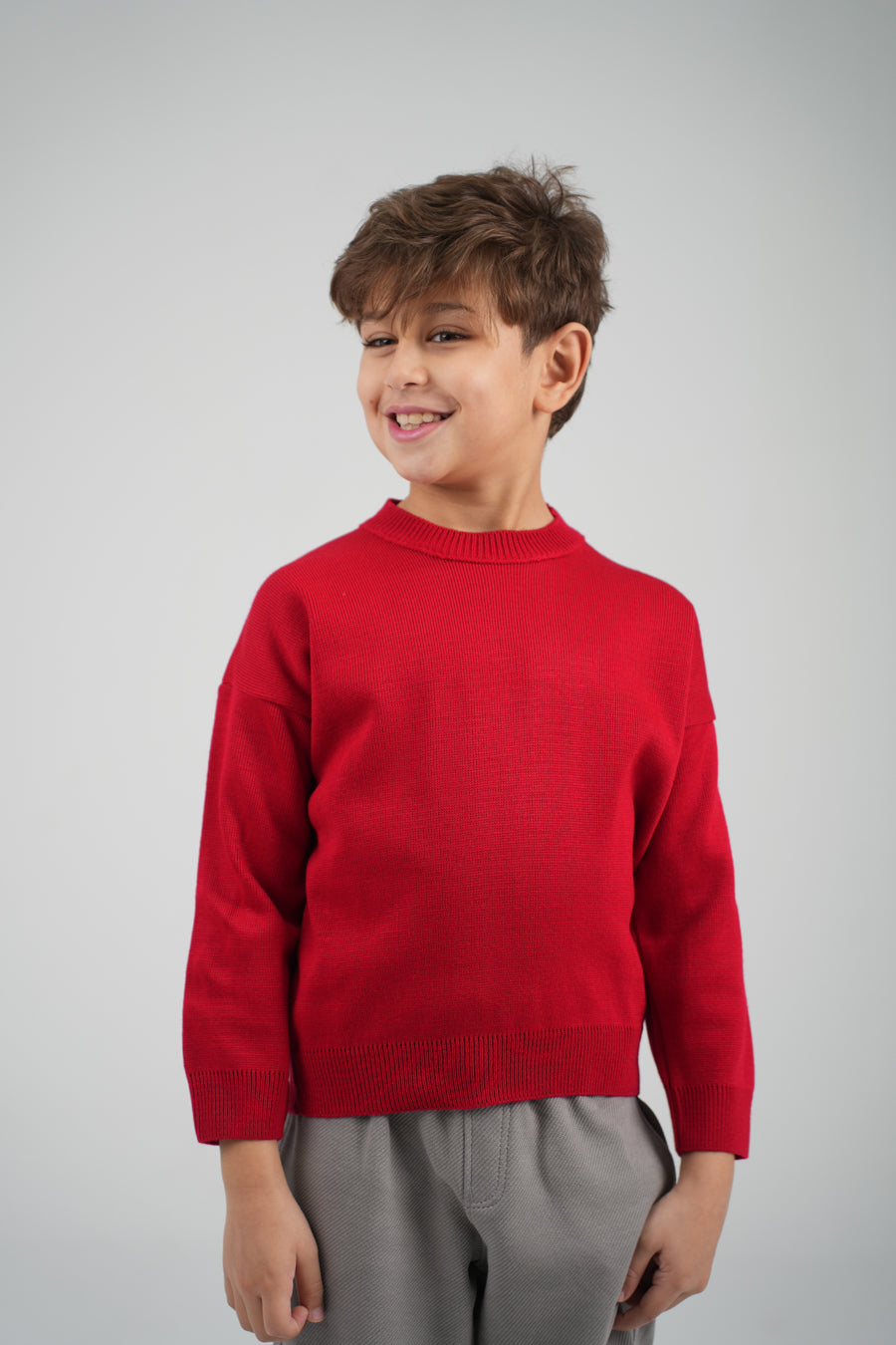 Round Neck Basic Pullover