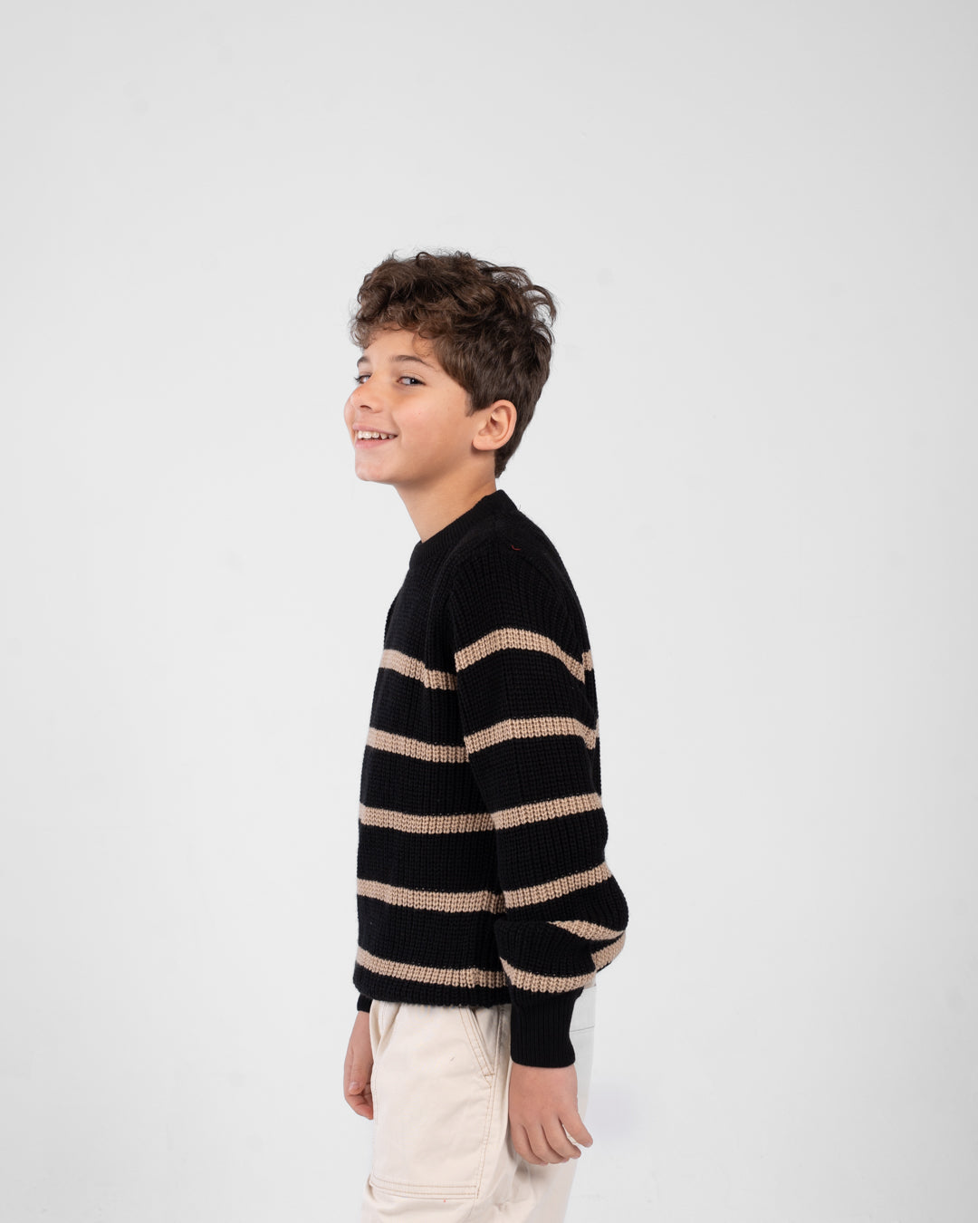 Boys Striped Pullover