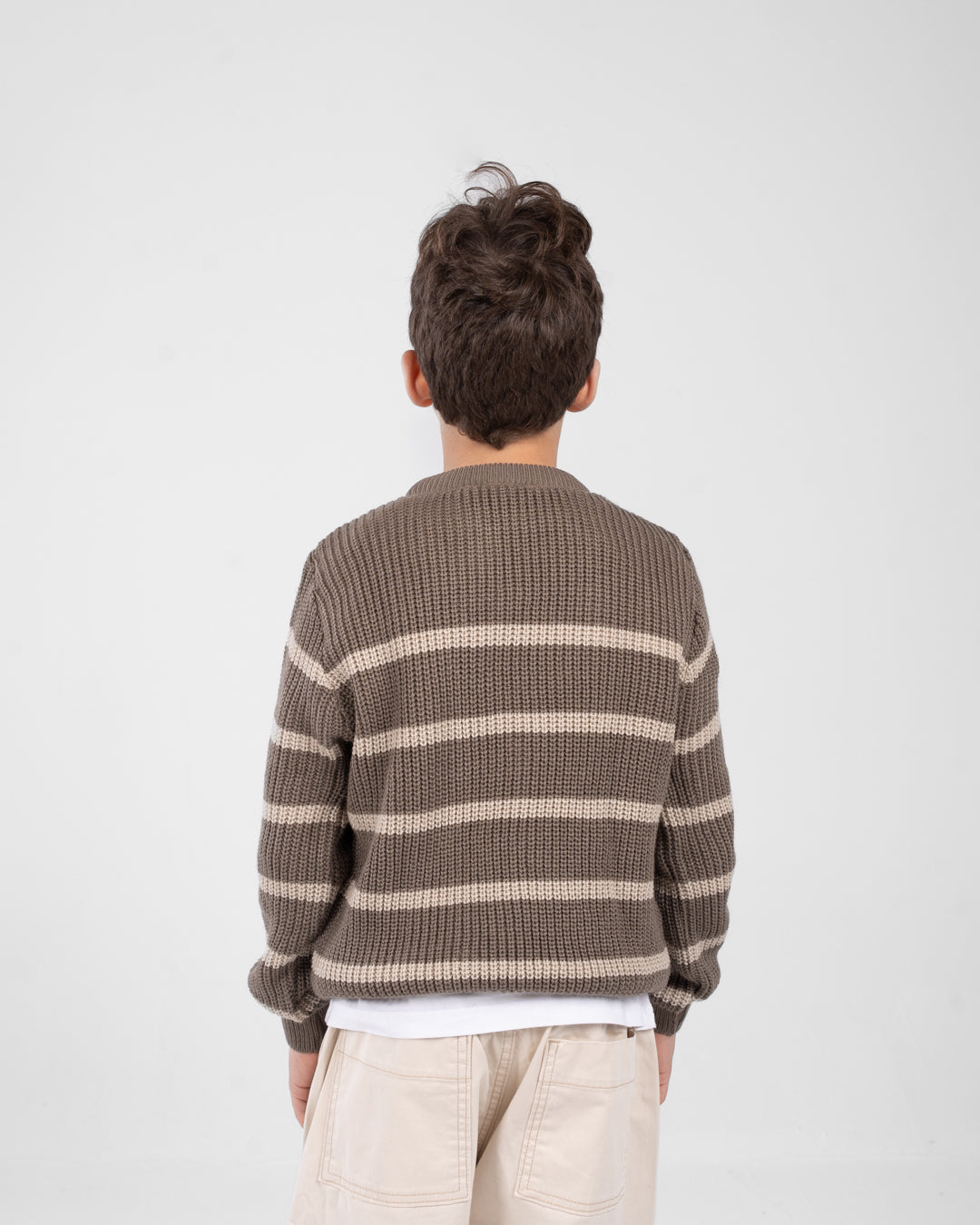 Boys Striped Pullover