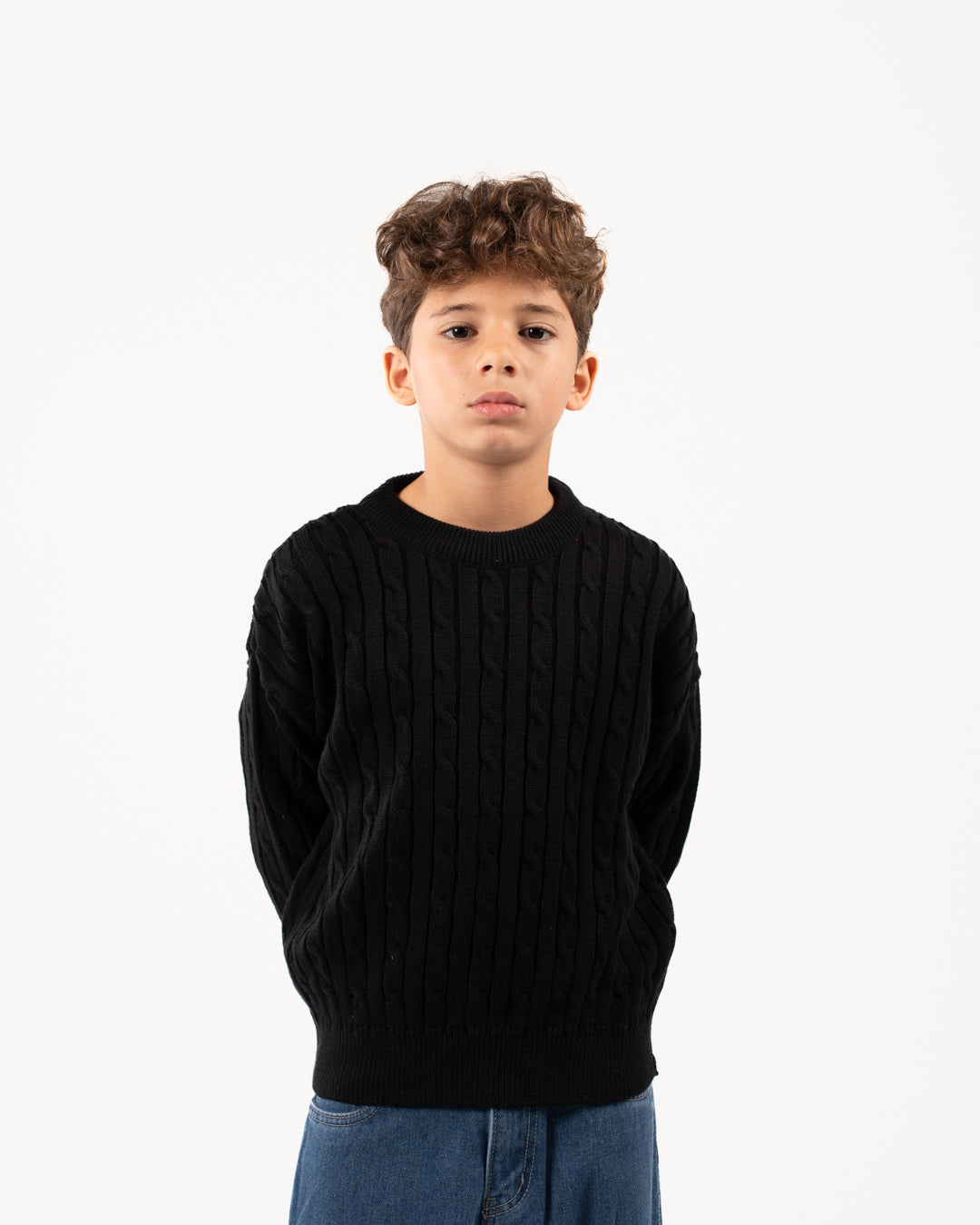 بولوفر أولادي محبوك