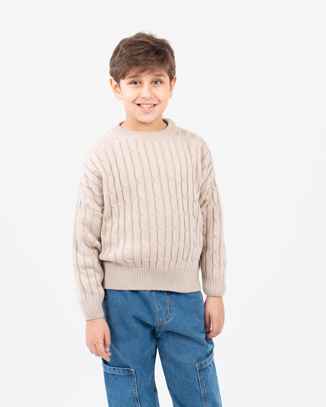 بولوفر أولادي محبوك