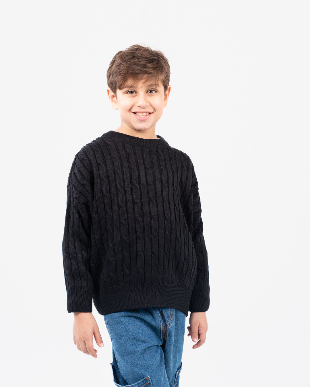 بولوفر أولادي محبوك