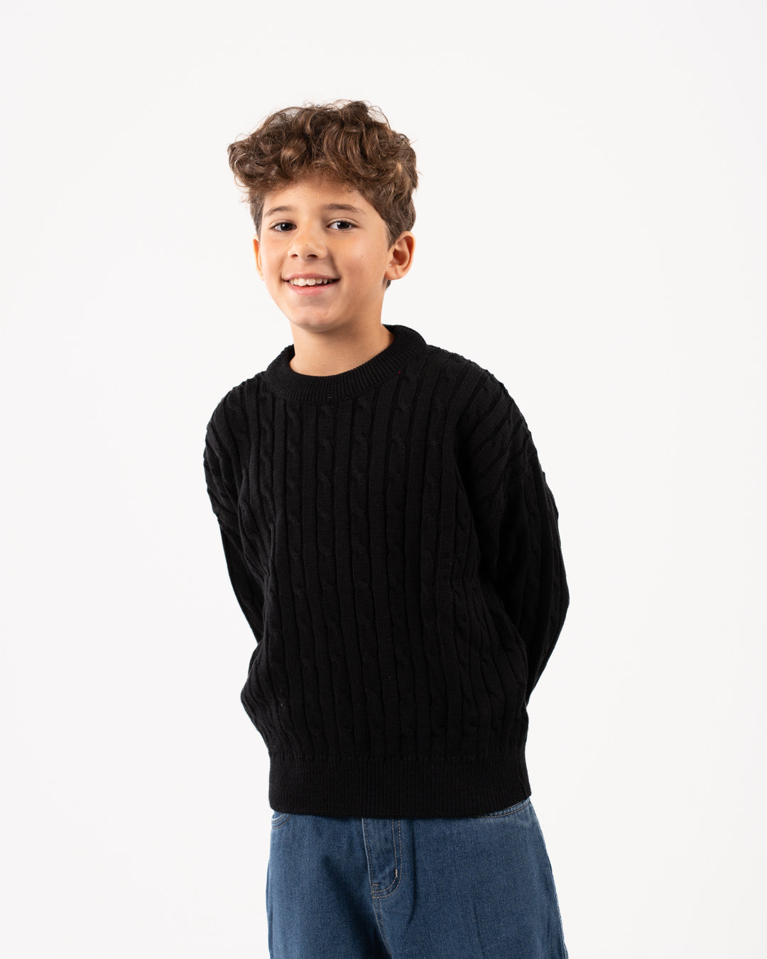 بولوفر أولادي محبوك