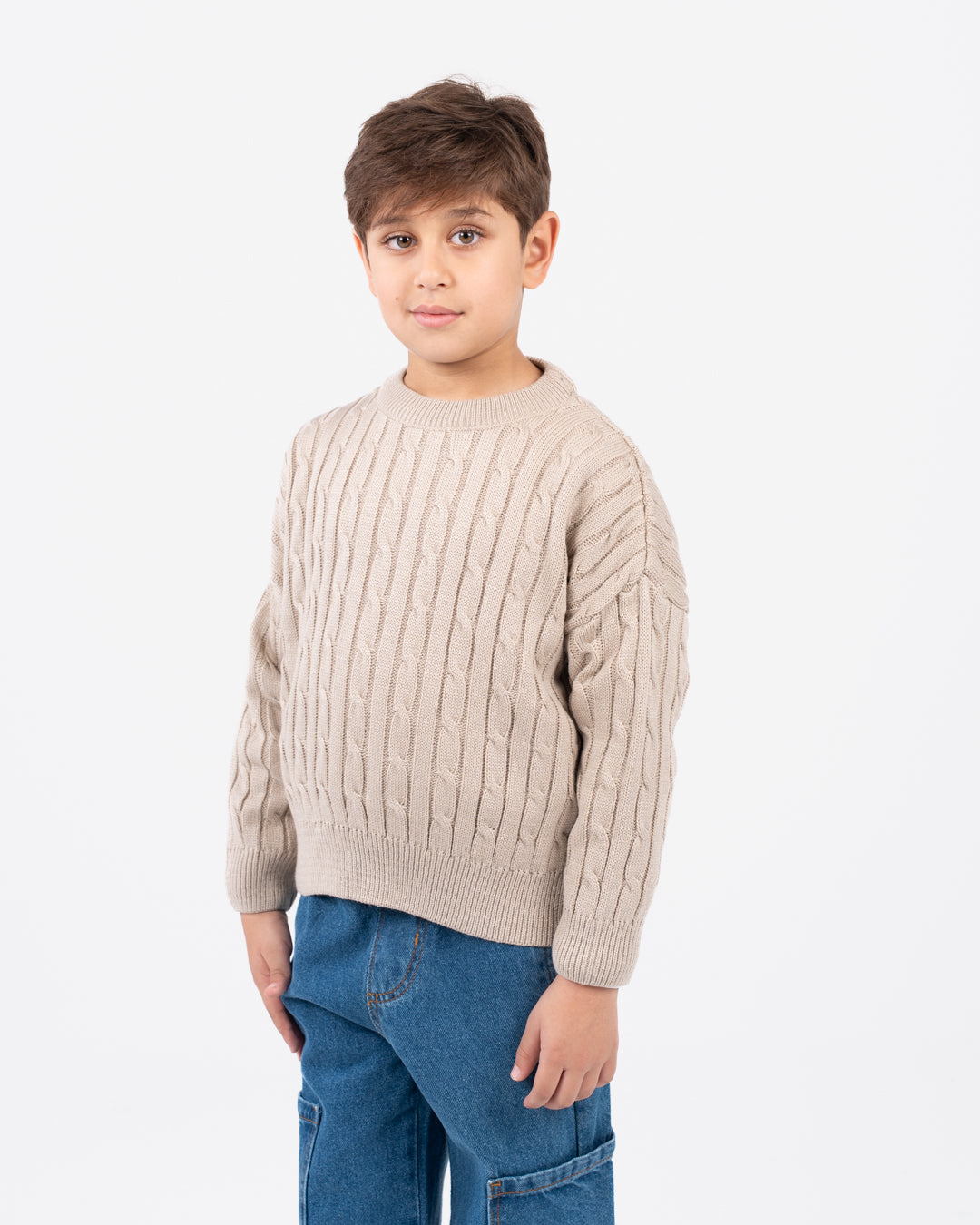 بولوفر أولادي محبوك