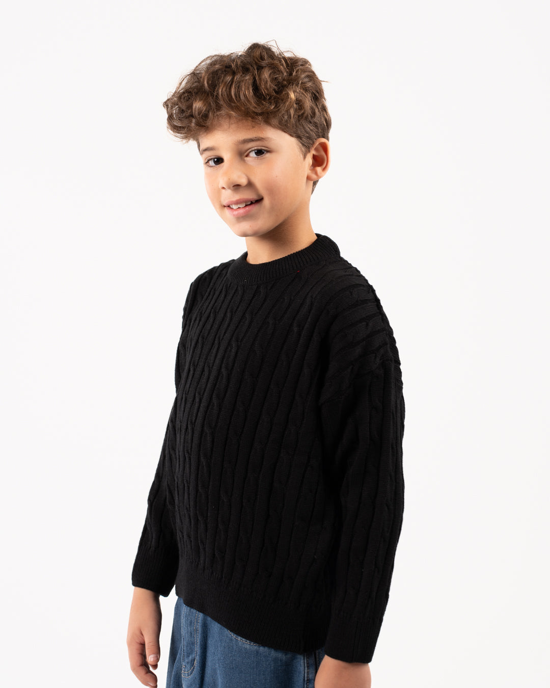 بولوفر أولادي محبوك