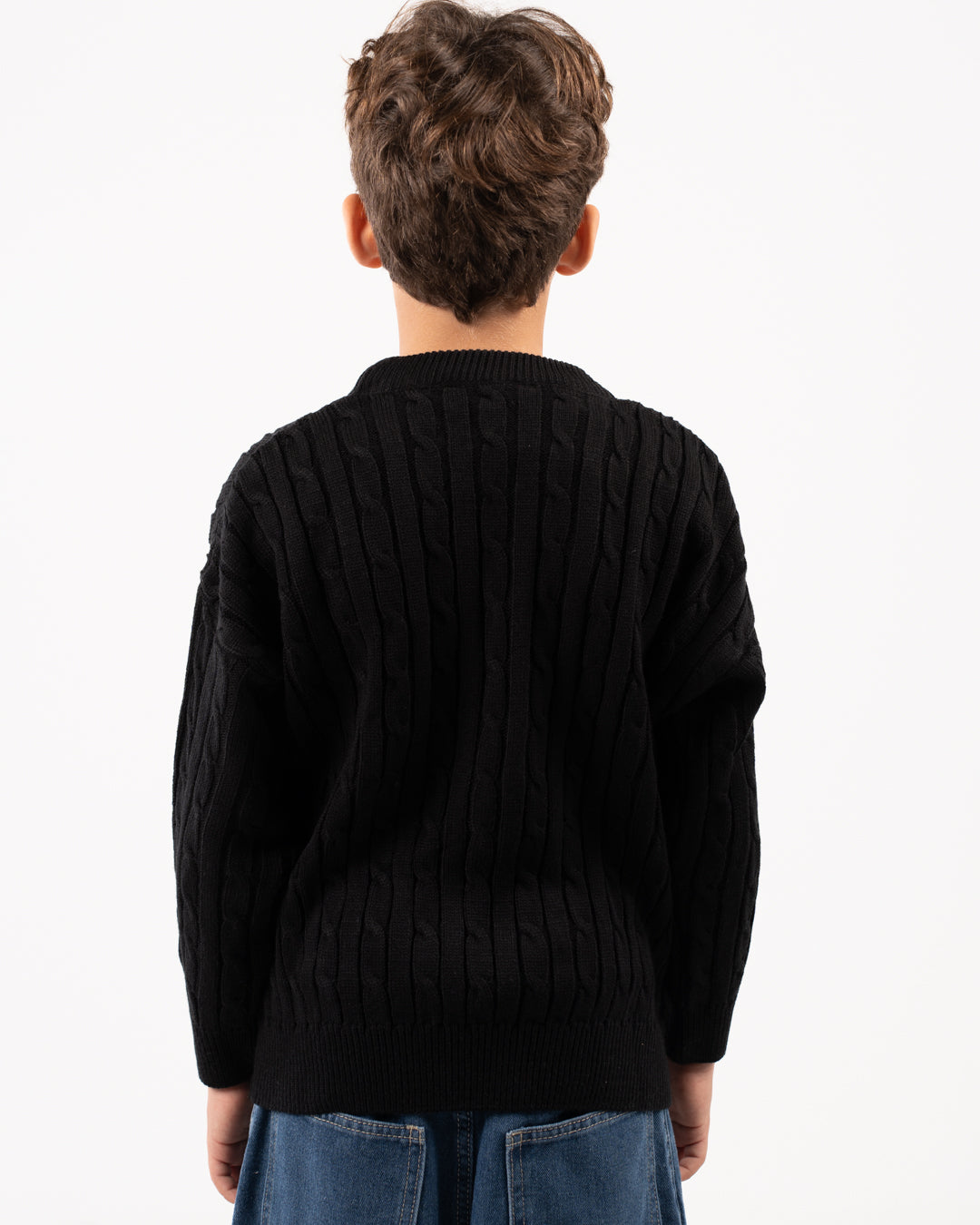 بولوفر أولادي محبوك