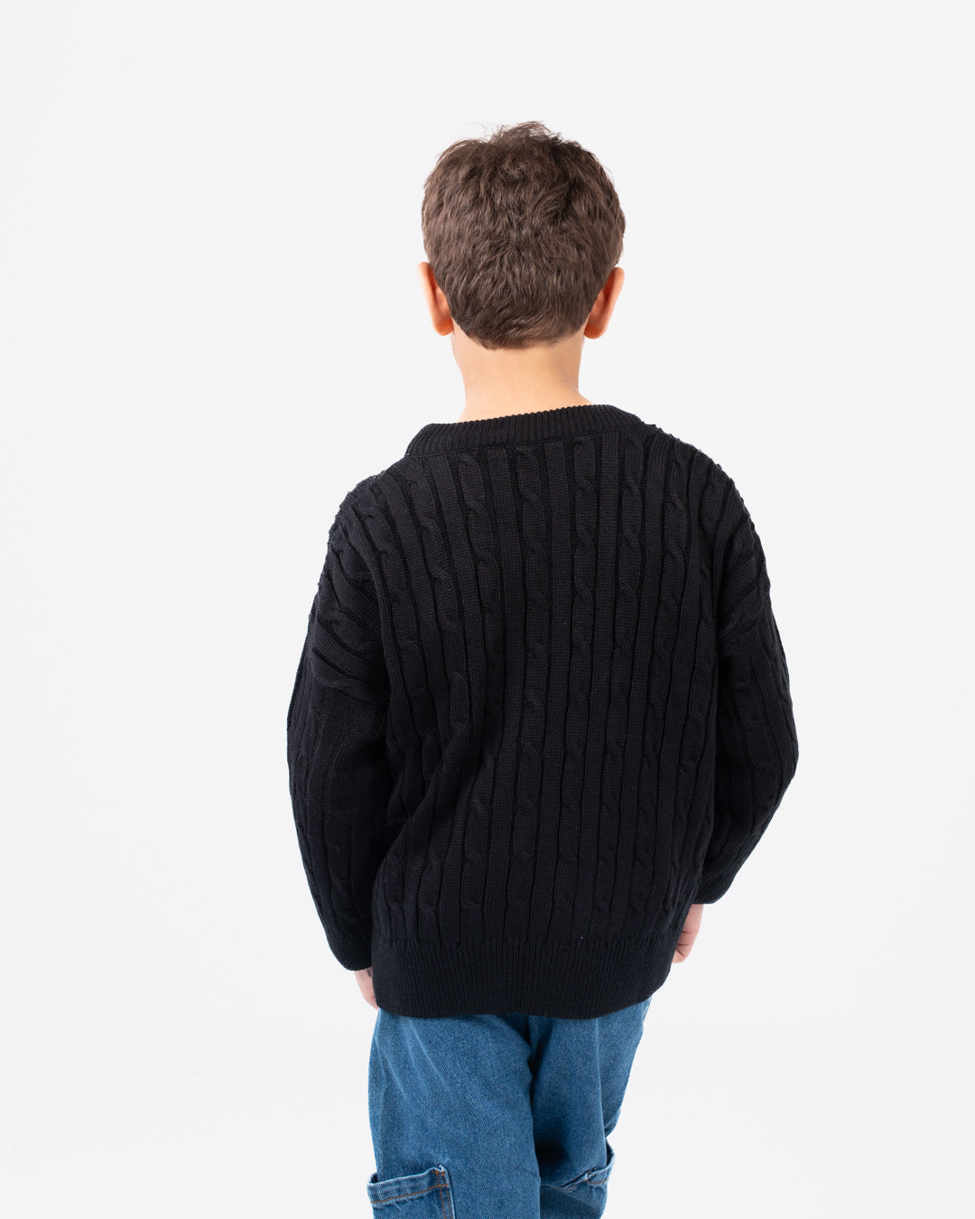 بولوفر أولادي محبوك