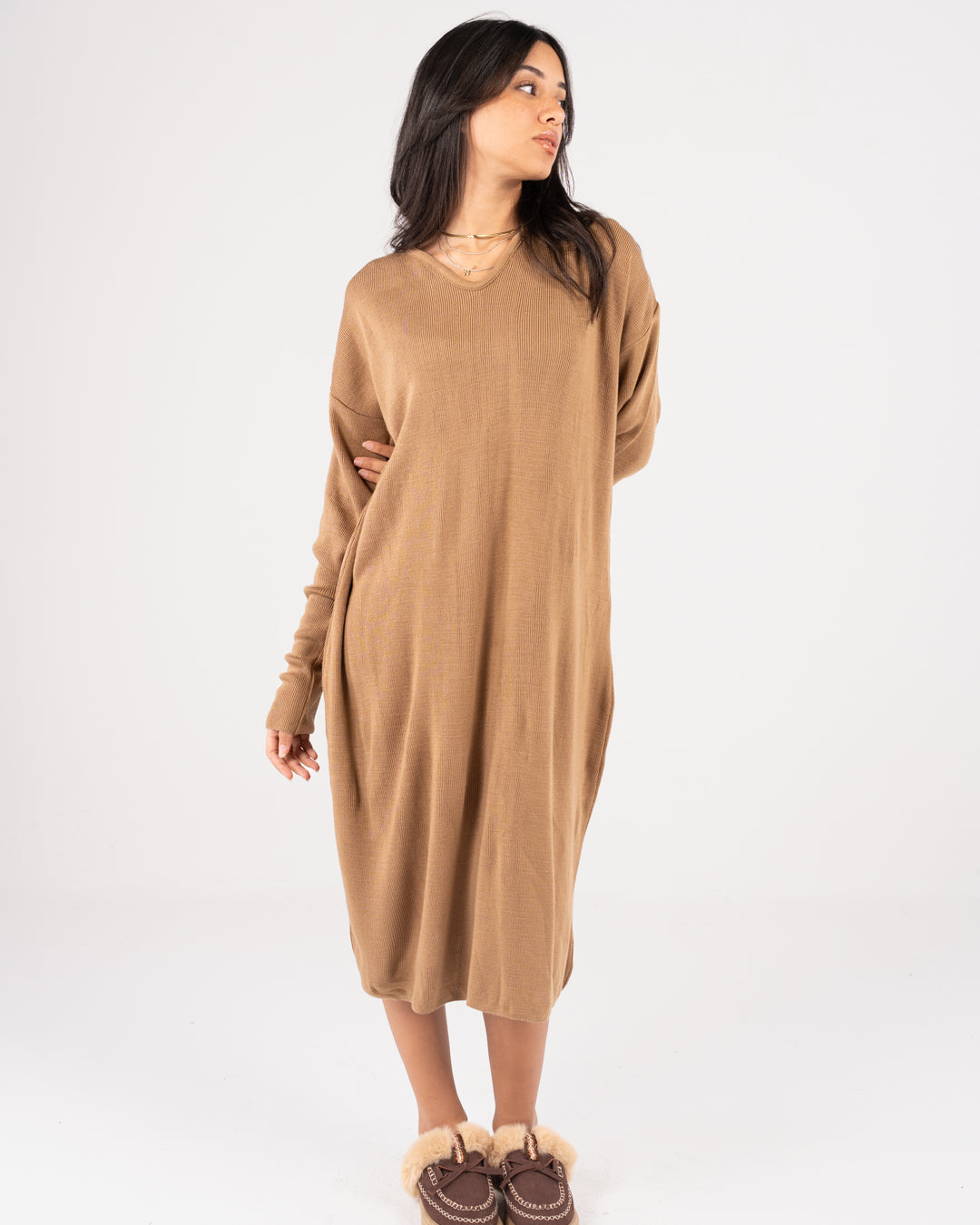 Women V-Neck Dress
