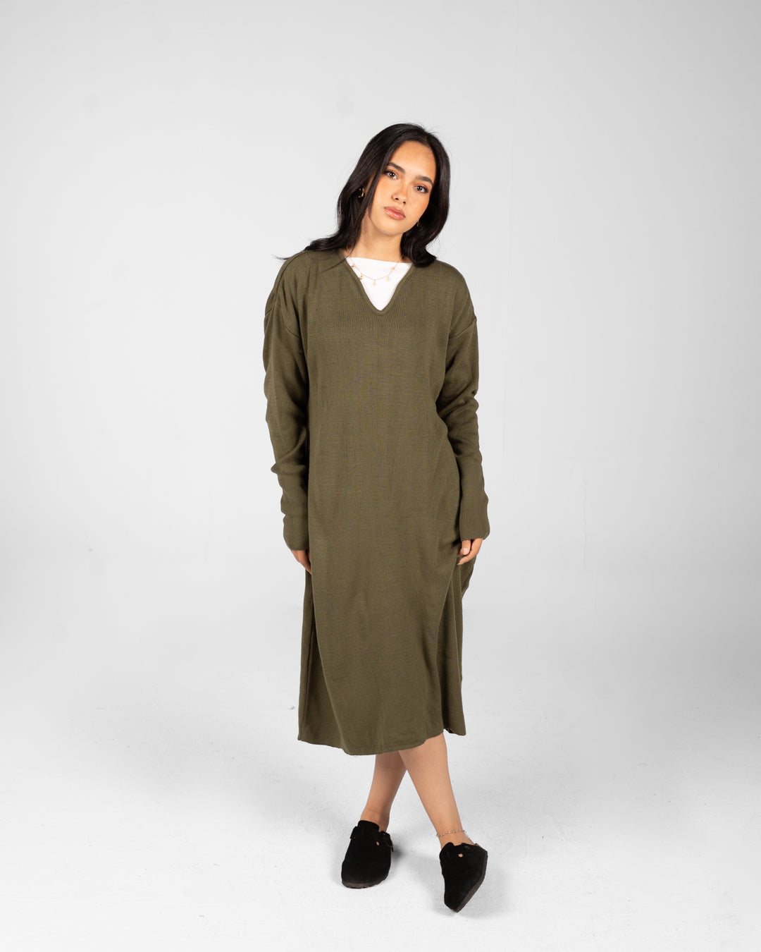 Women V-Neck Dress