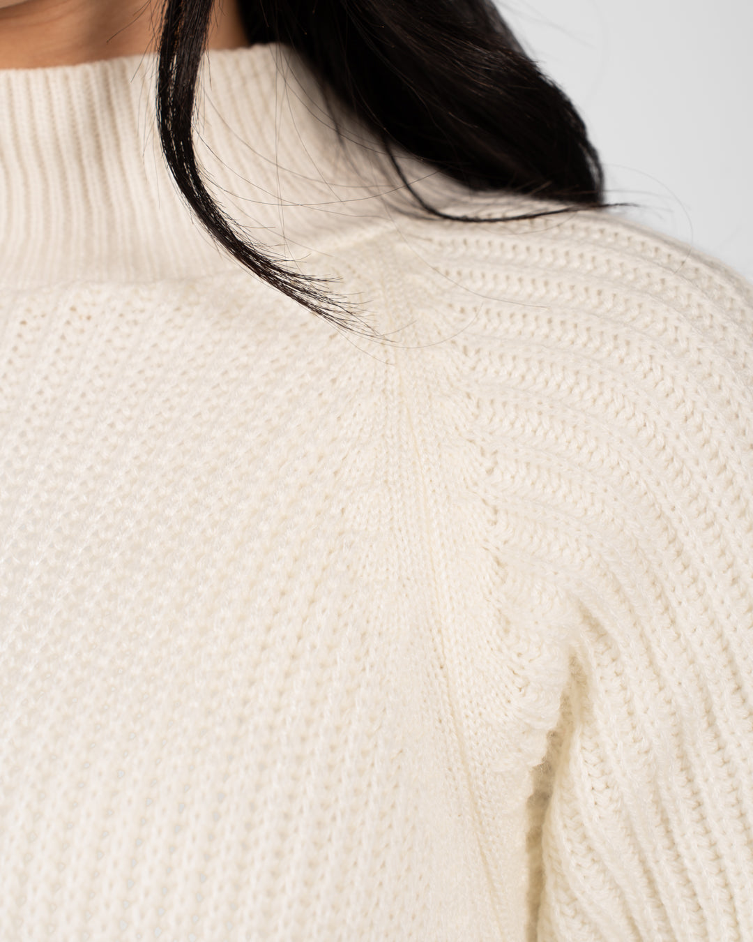 Women Half Collar Knitted Dress