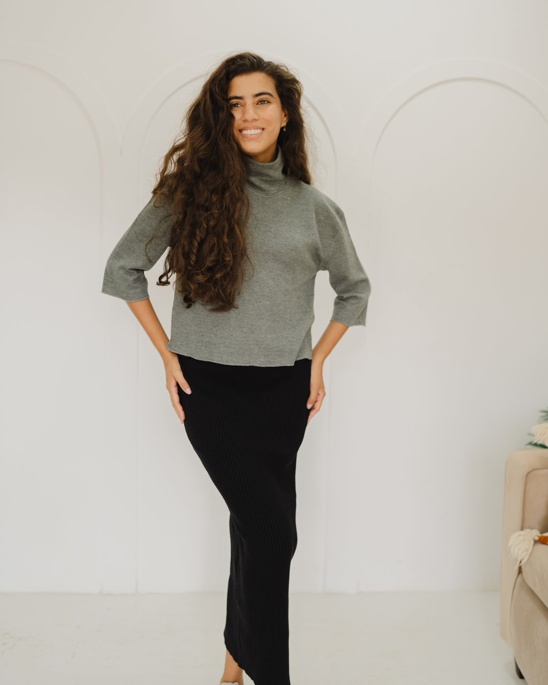 جيبة نسائي مضلعة