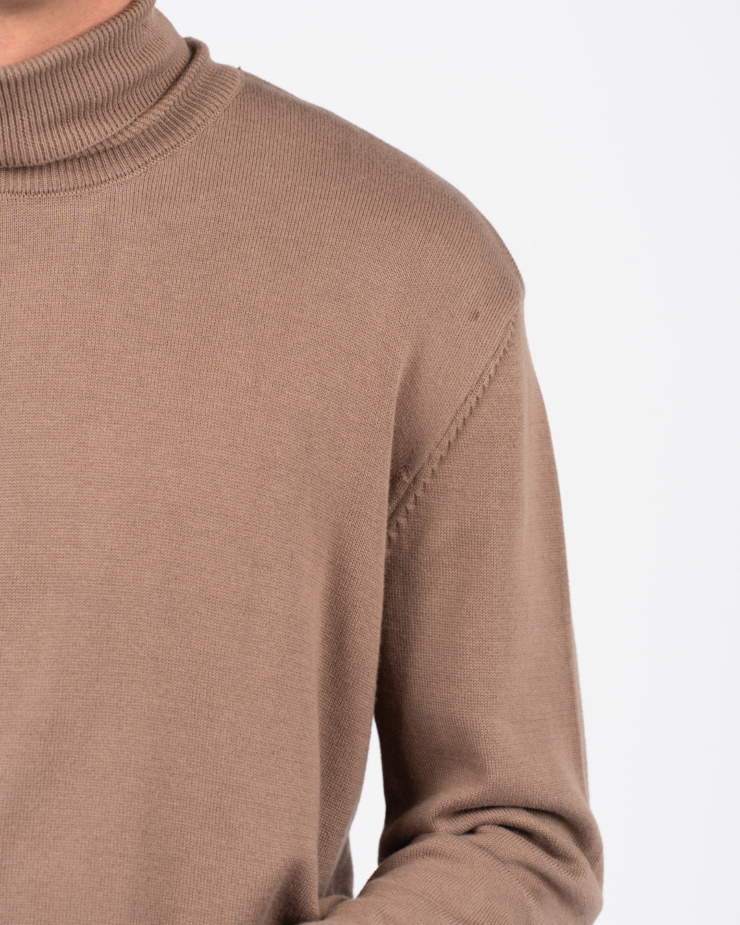 Men plain half cool sweater