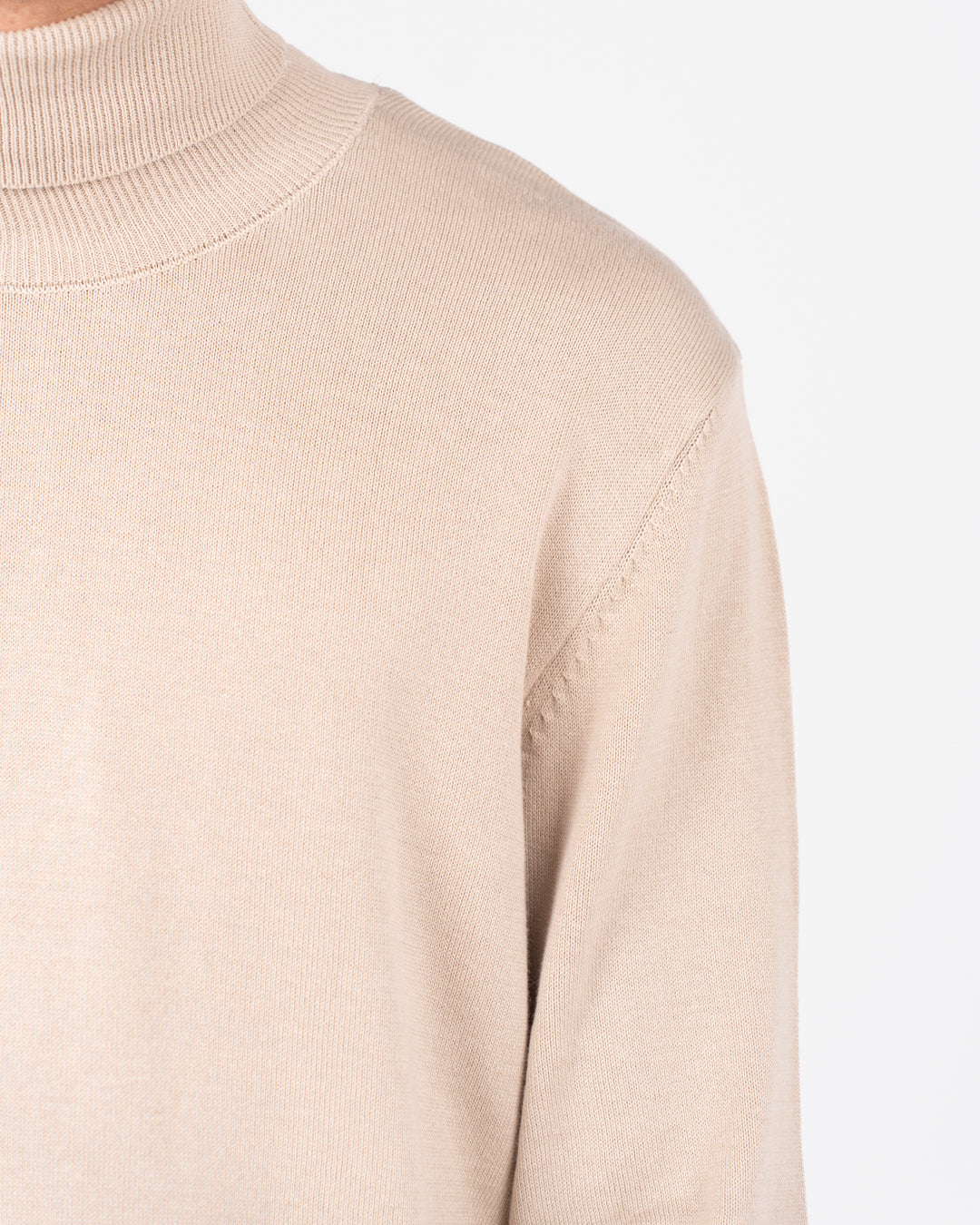 Men plain half cool sweater