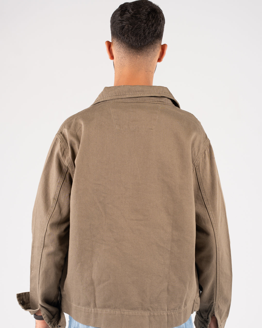 Men Plain Gabardine Jacket